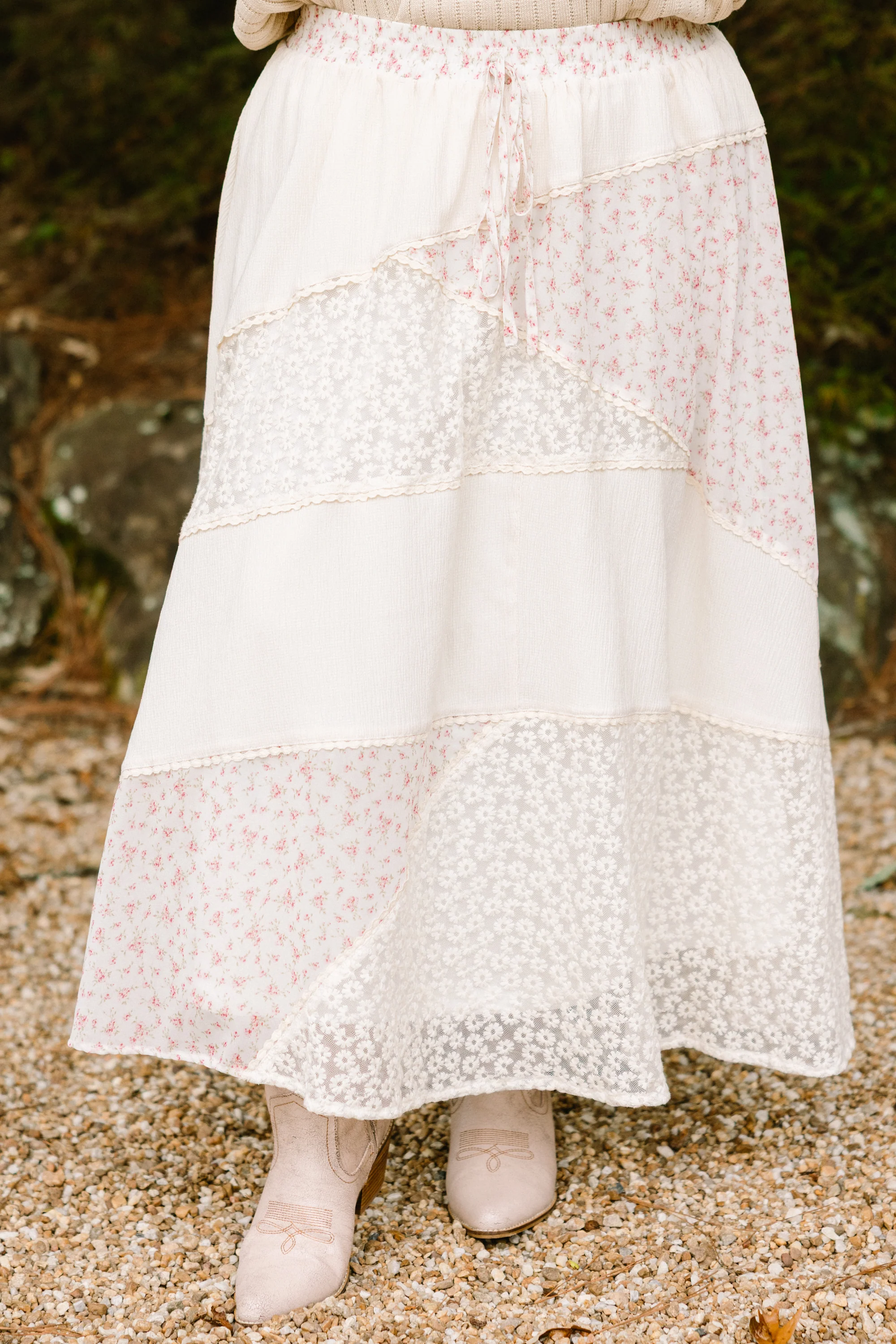 Light Of My Life Skirt, Cream - Giverhouse
