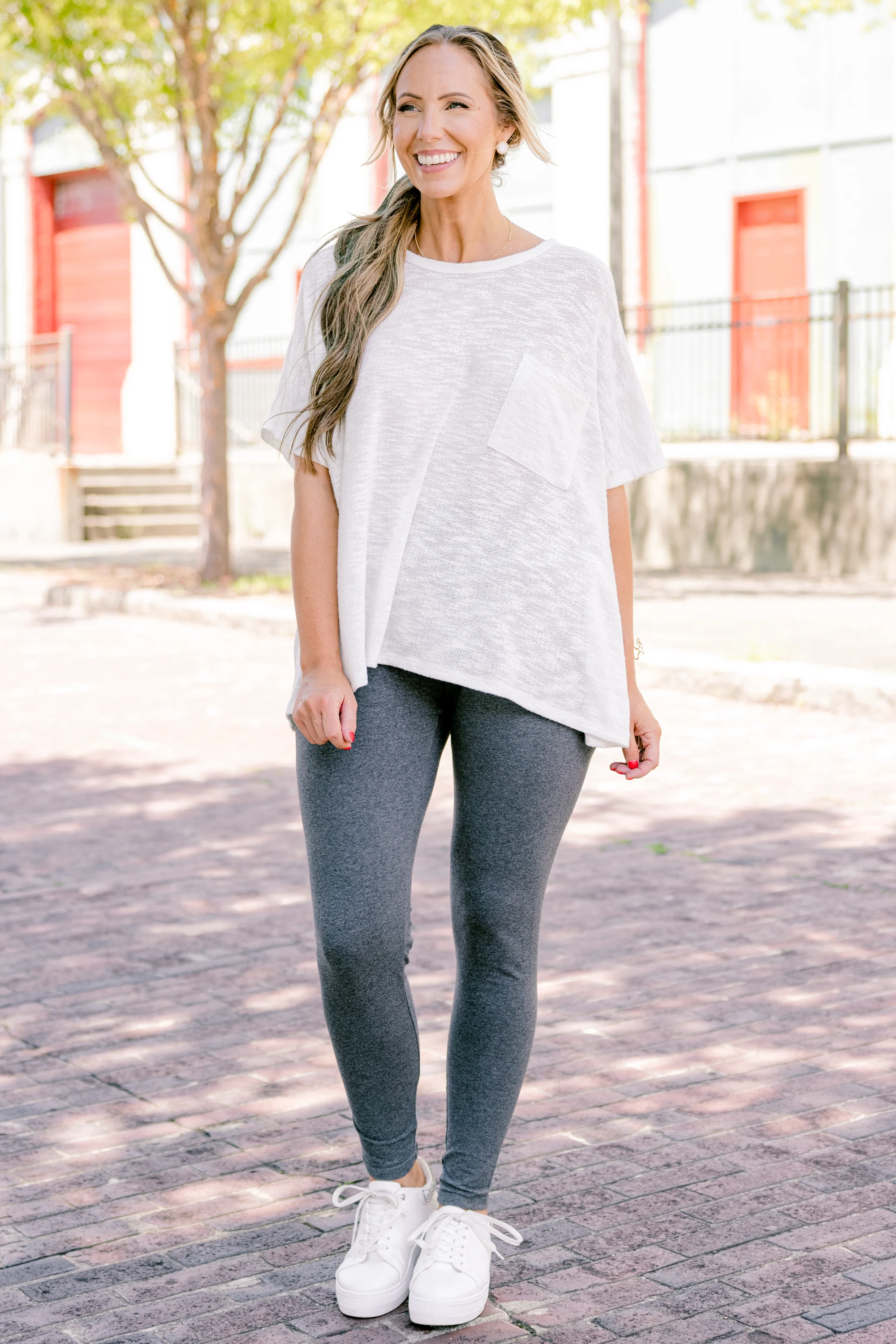 On The Run Leggings, Charcoal - Giverhouse