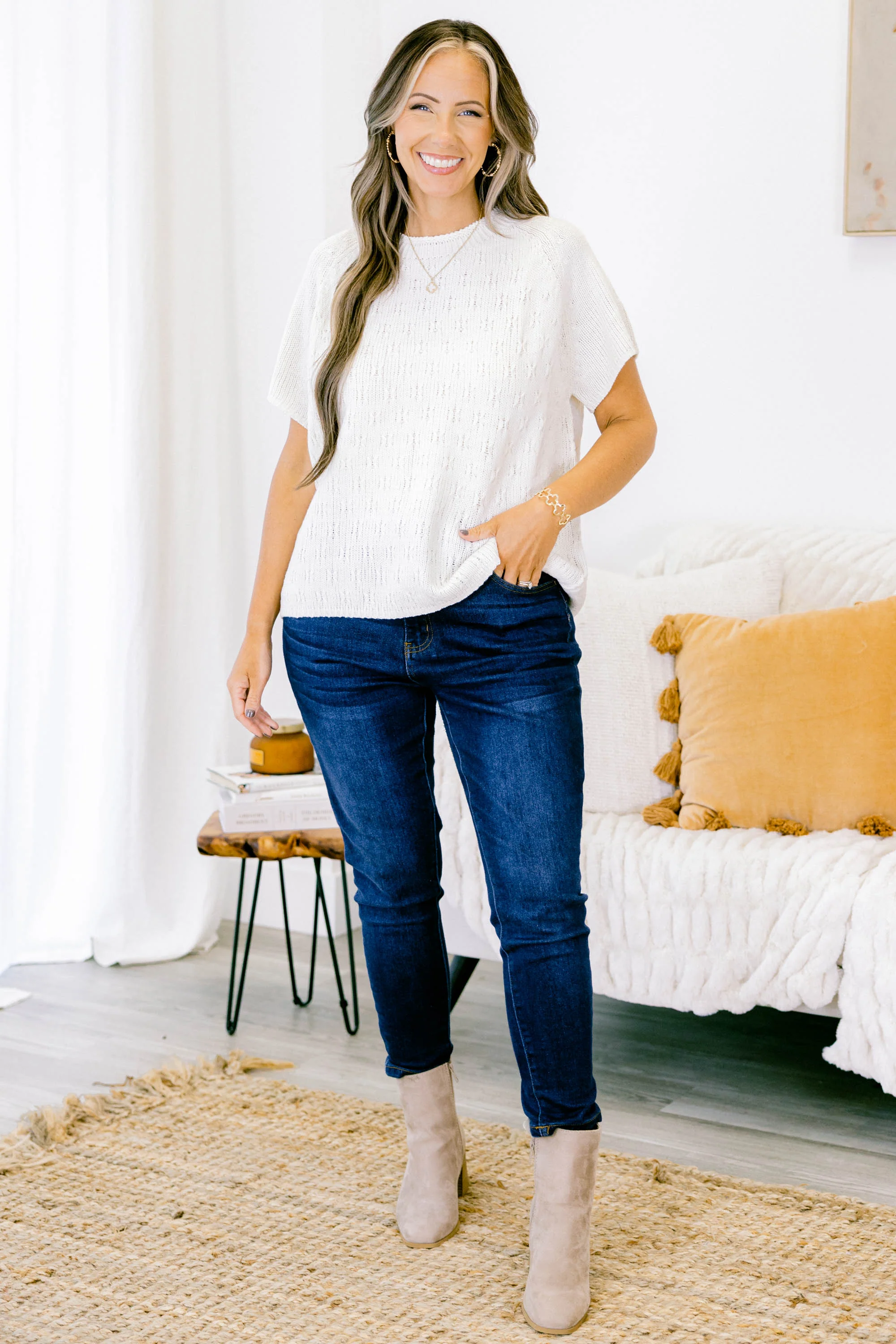 On The Daily Top, Cream - Giverhouse