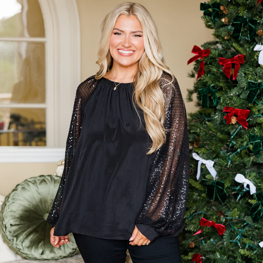 Party At My Place Top, Black - Giverhouse