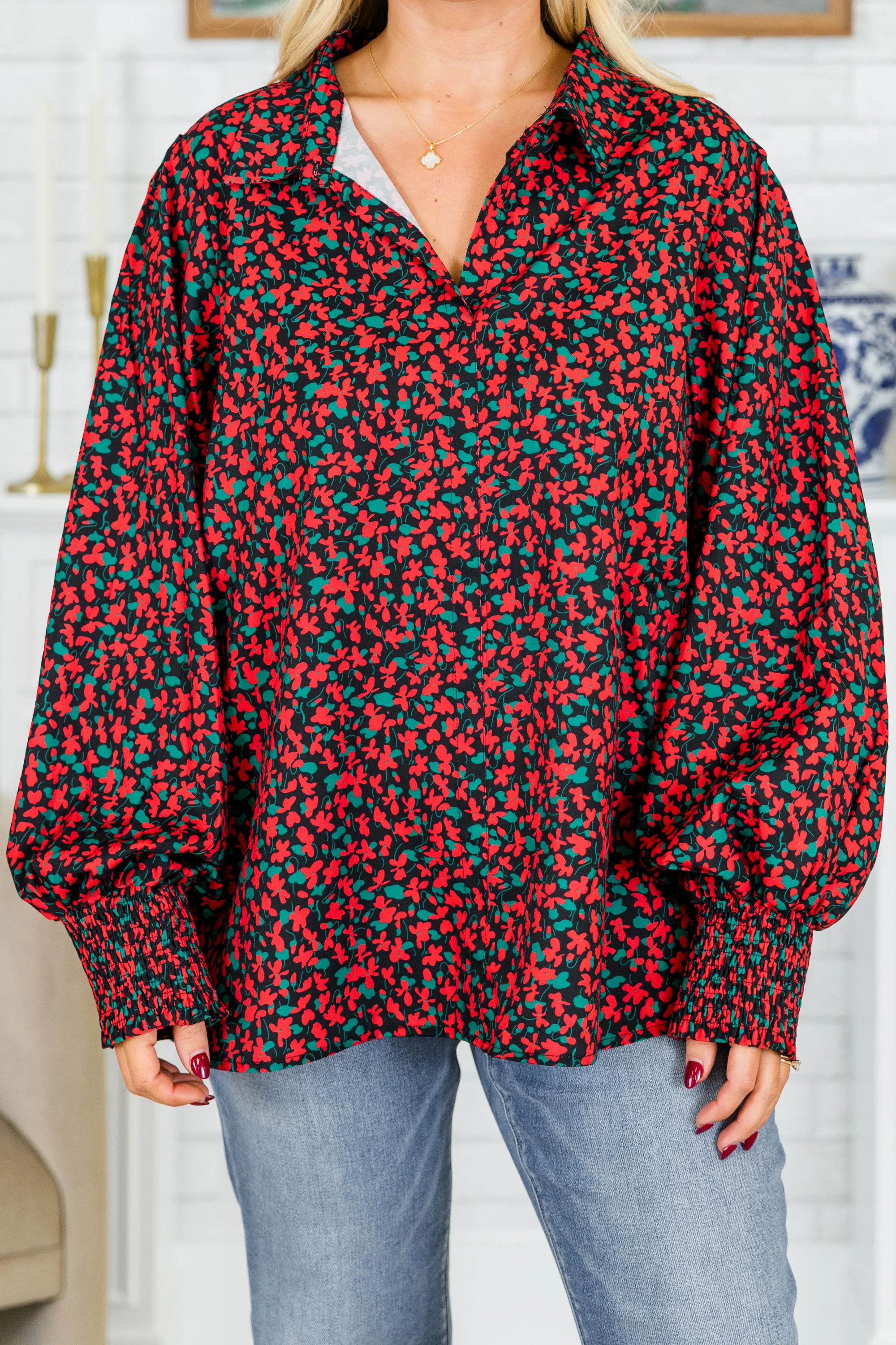 True You Top, Red/Black - Giverhouse