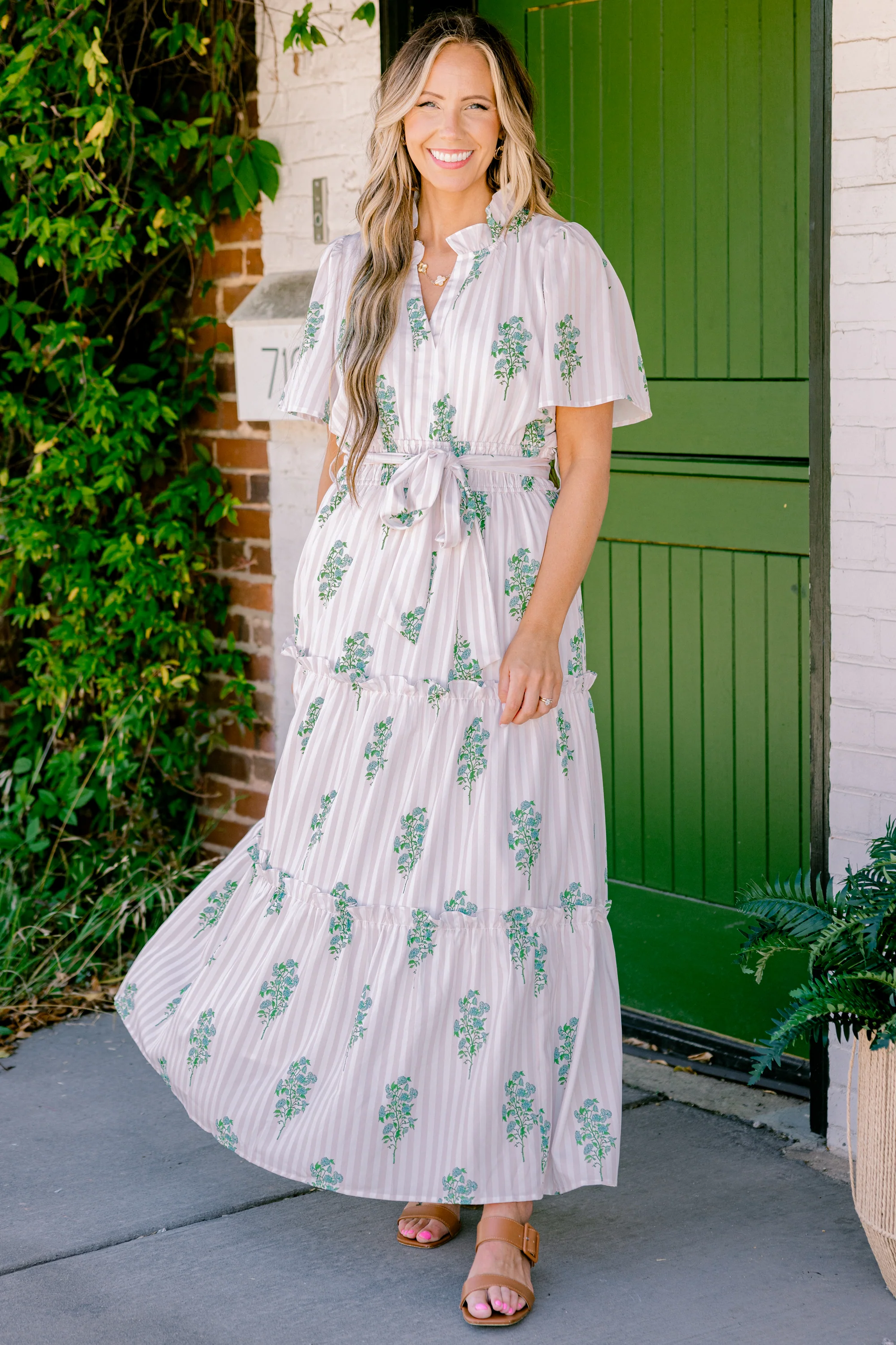 Sweet Thoughts Dress, Beige - Giverhouse