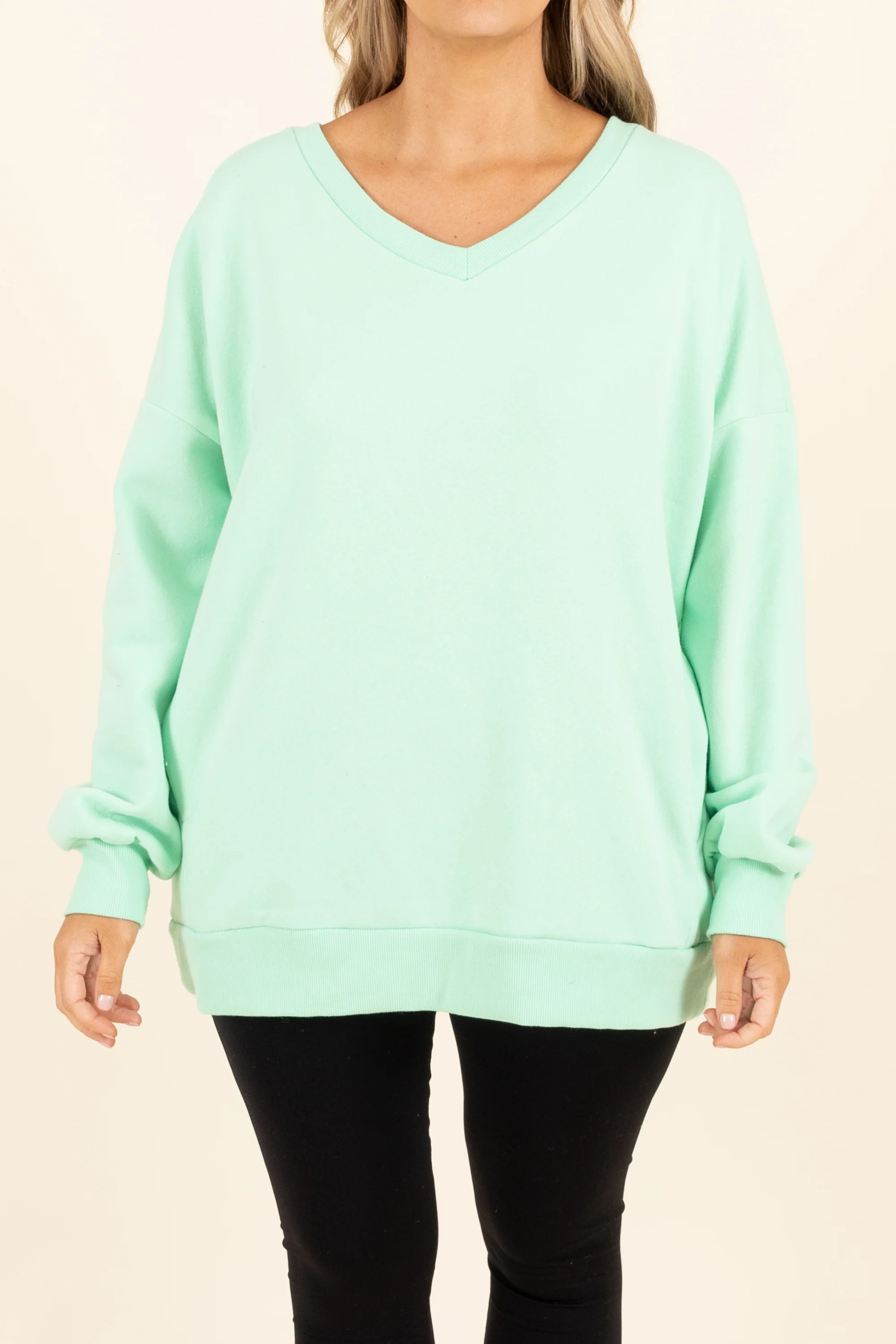 Very Special Sweatshirt, Green Mint - Giverhouse