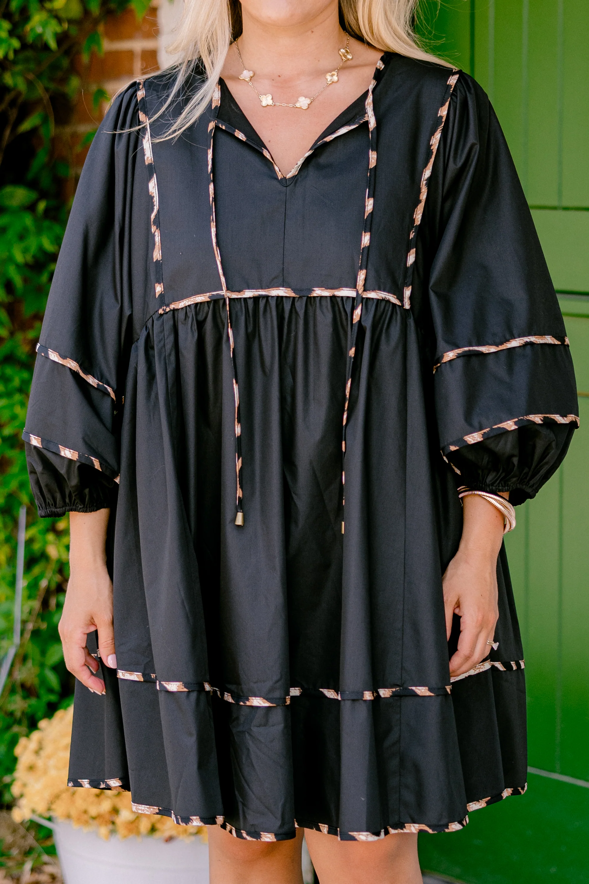 Stuck In Your Ways Dress, Black - Giverhouse