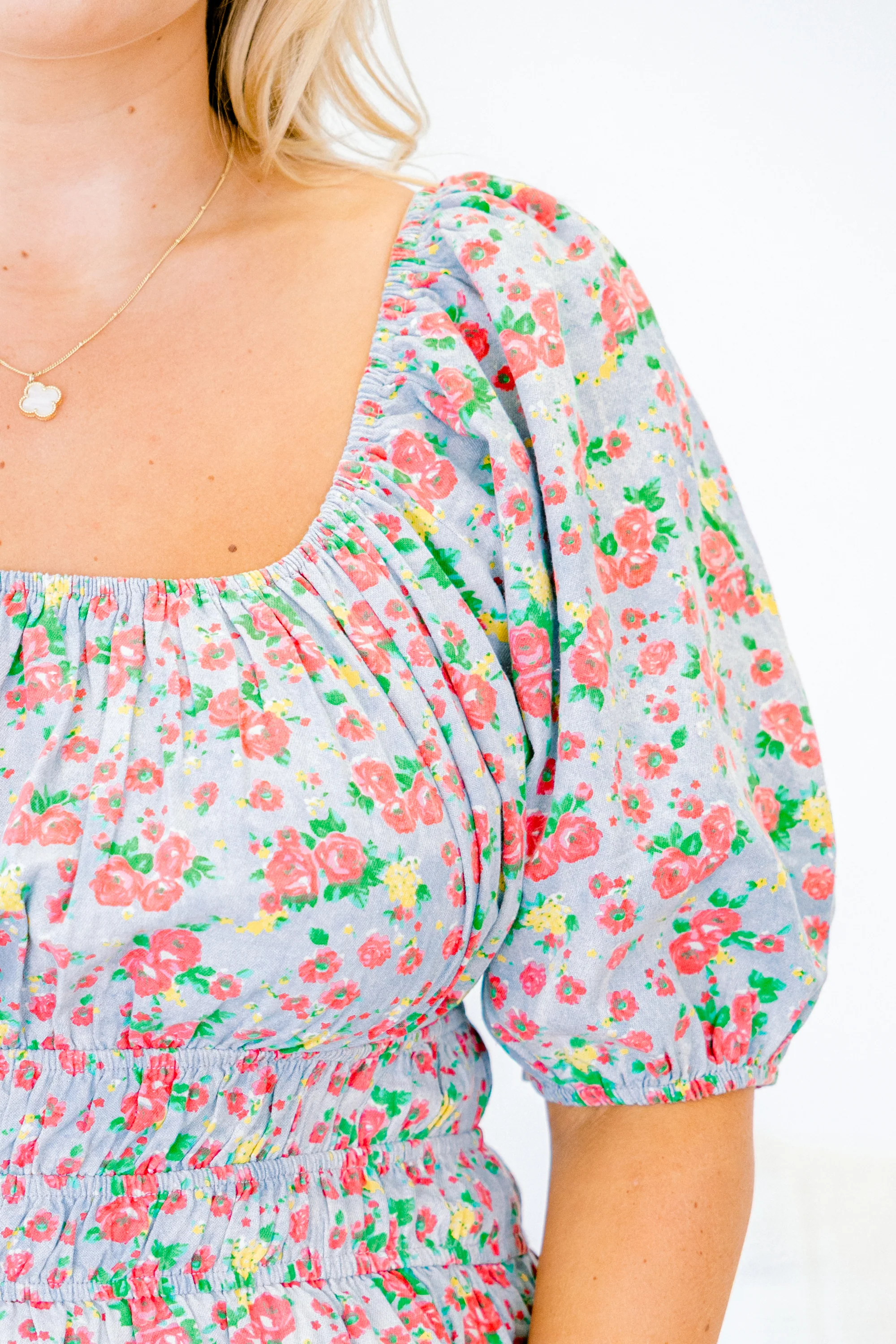 Almost The Weekend Top, Washed Light Denim - Giverhouse