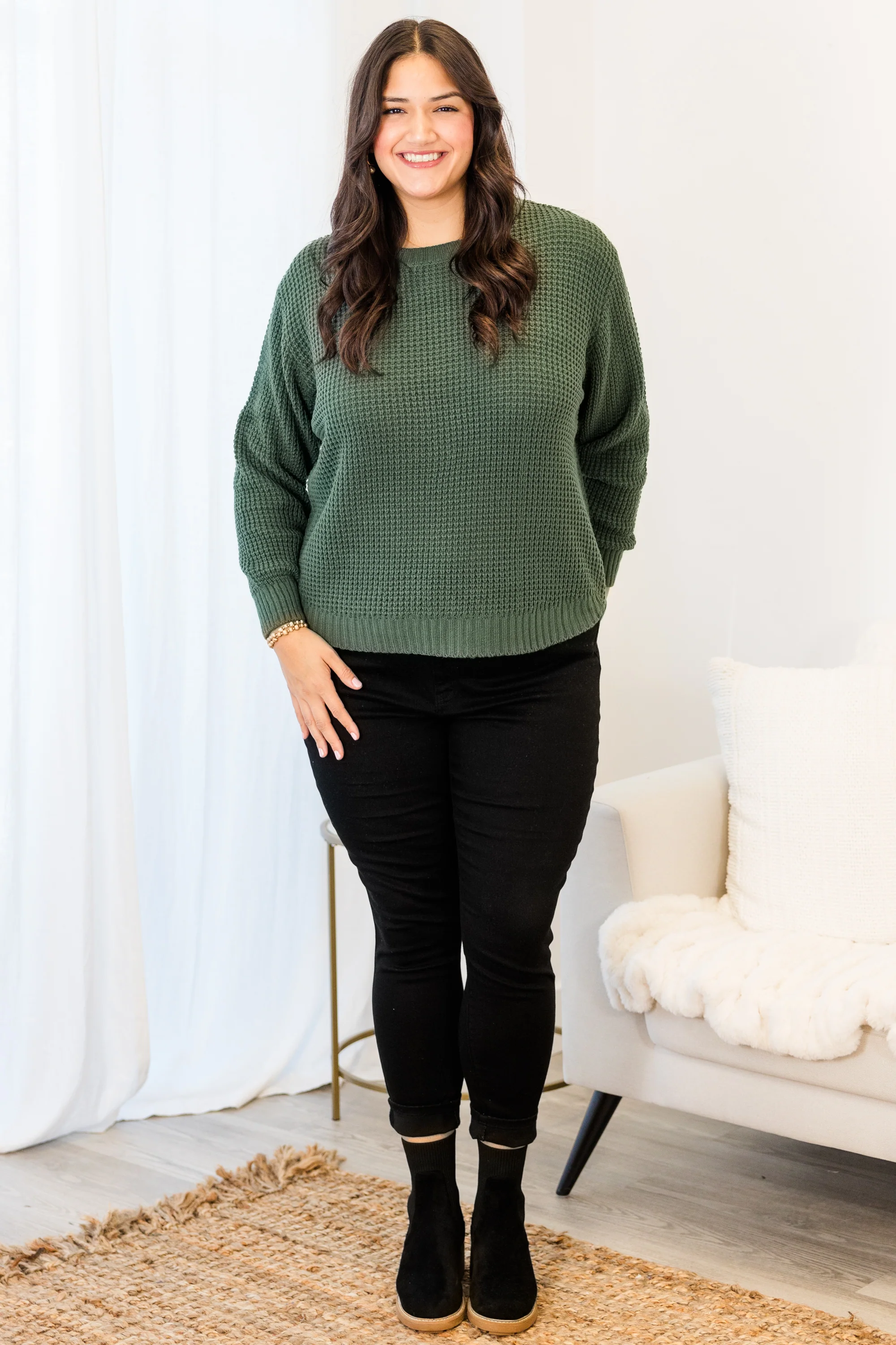 Breezy Weather Sweater, Ash Jade - Giverhouse