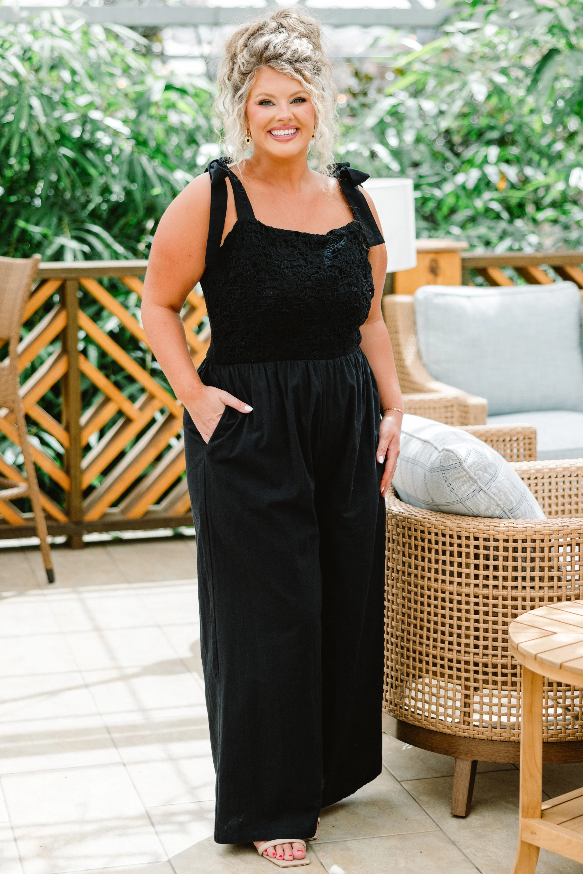 Let's Dance Tonight Jumpsuit, Black - Giverhouse