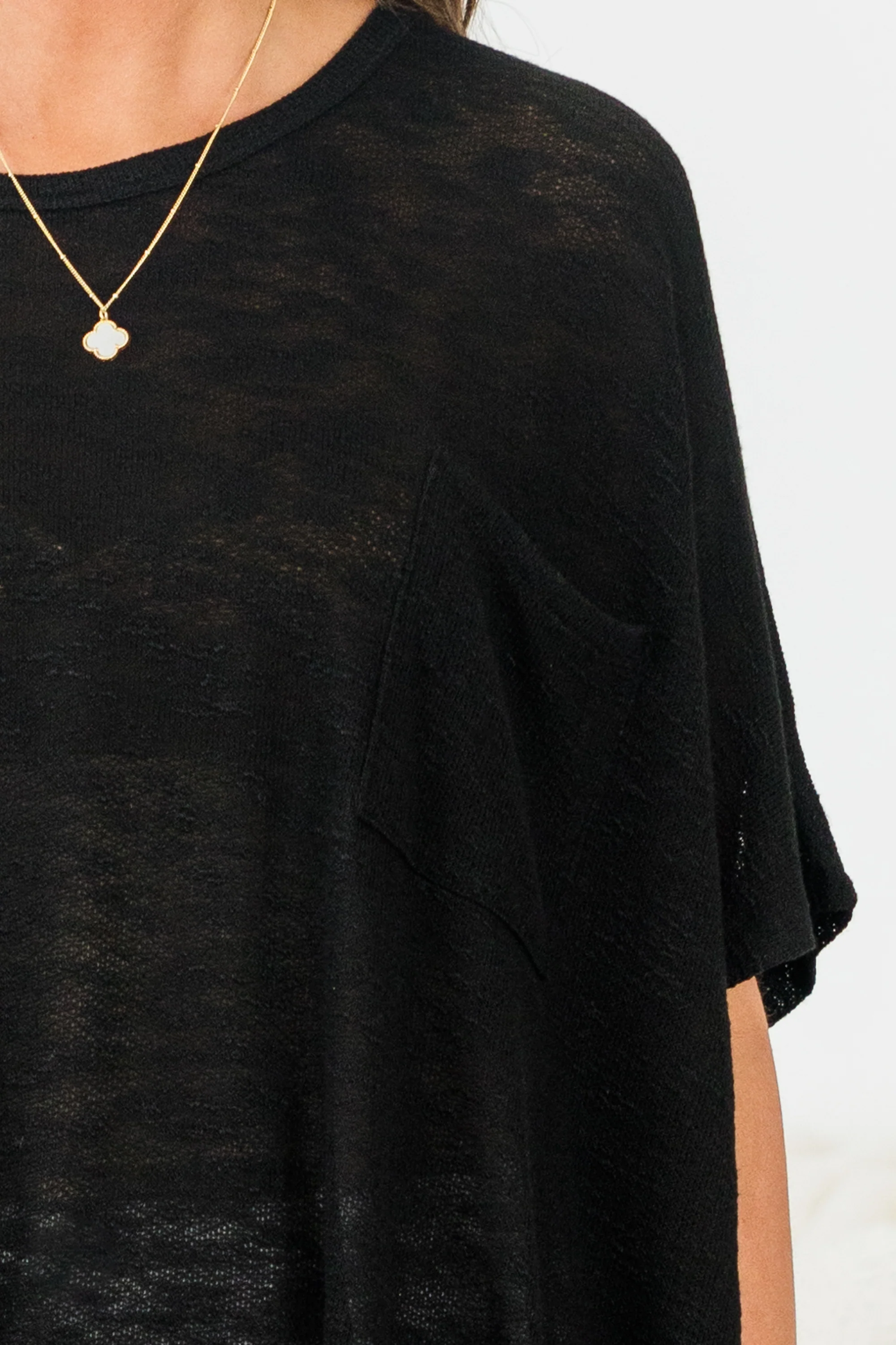 What Is The Call Top, Black - Giverhouse