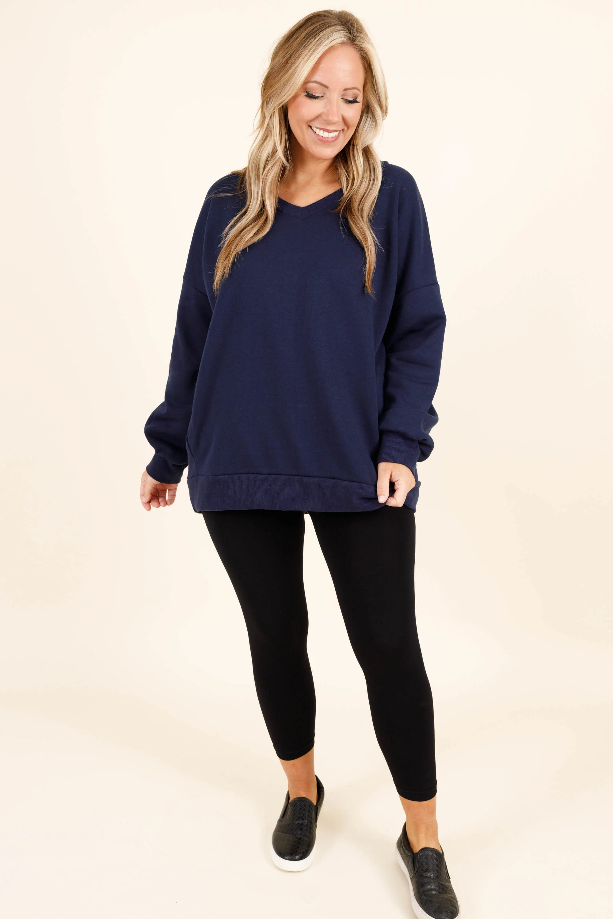 Very Special Sweatshirt, Navy Blue - Giverhouse