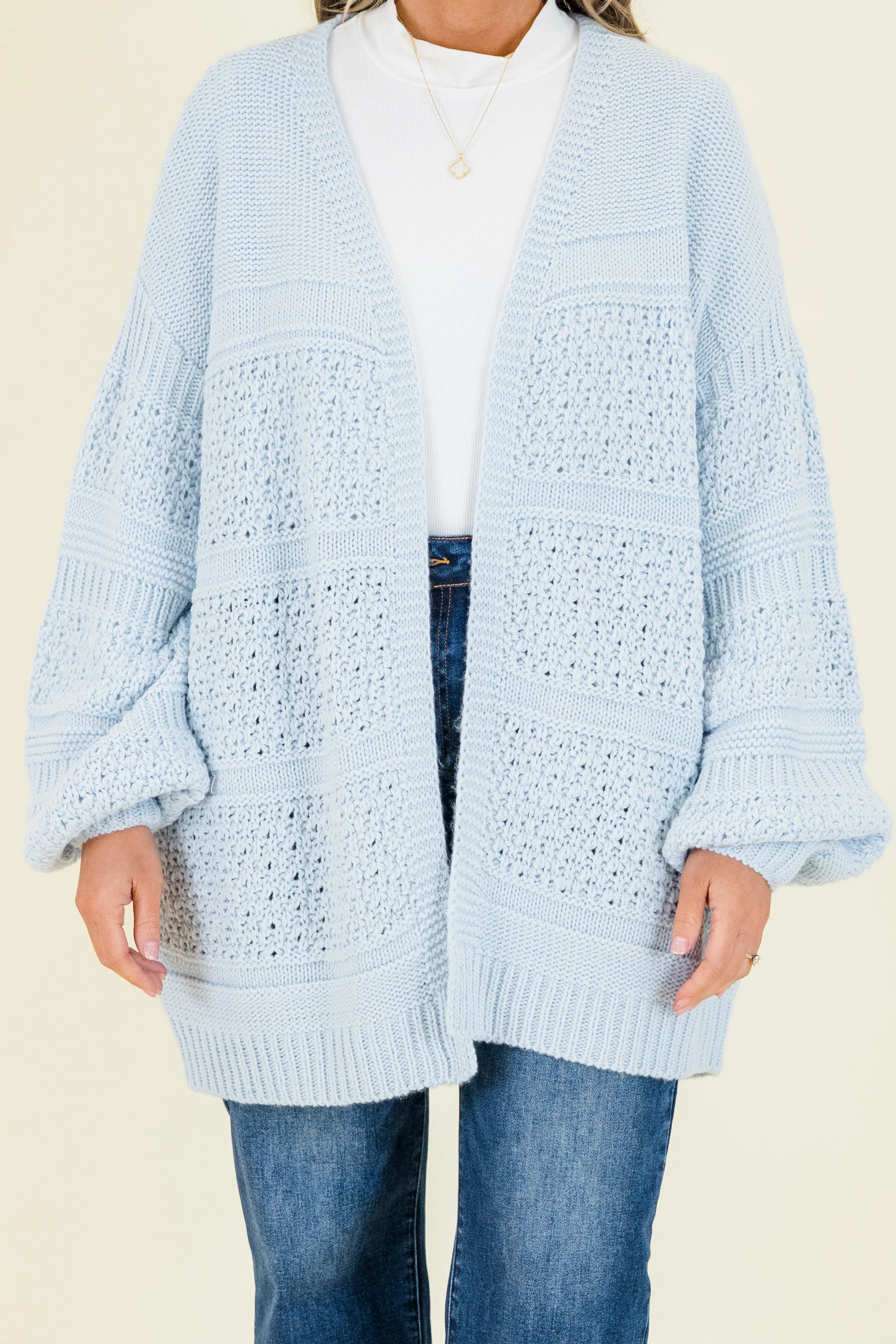 Keepin' Cozy Cardigan, Blue - Giverhouse