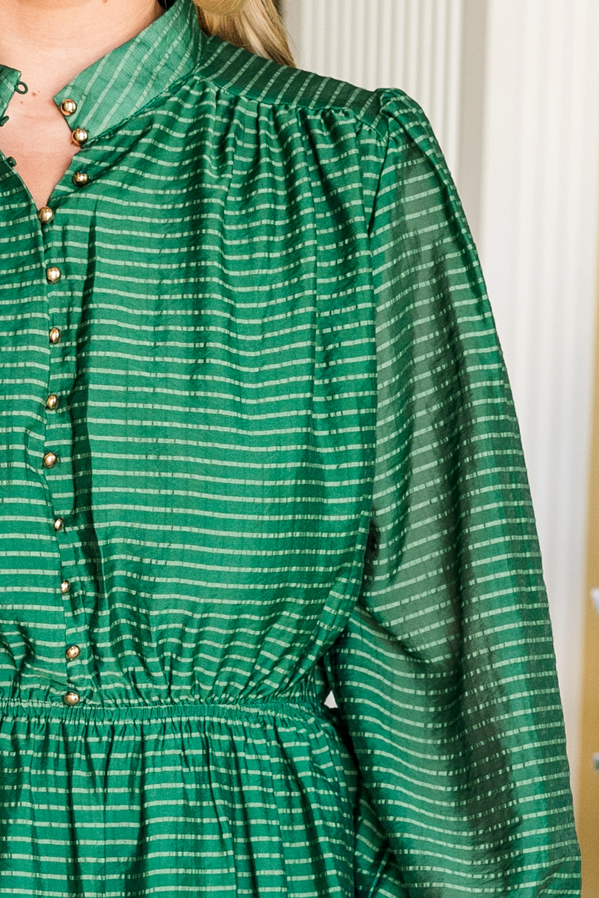 Moments Of Clarity Dress, Hunter Green - Giverhouse