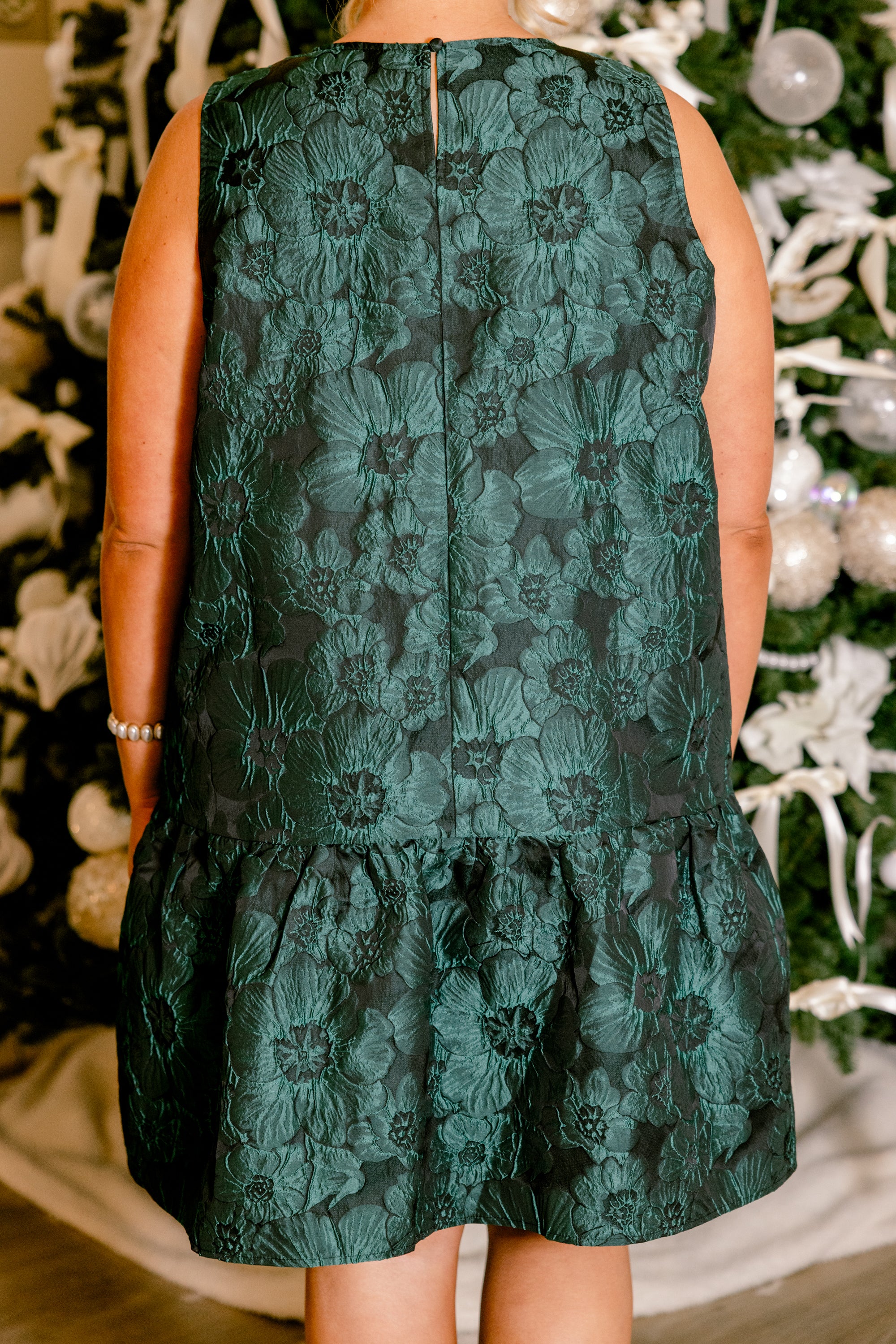 Dinner For Two Dress, Green - Giverhouse