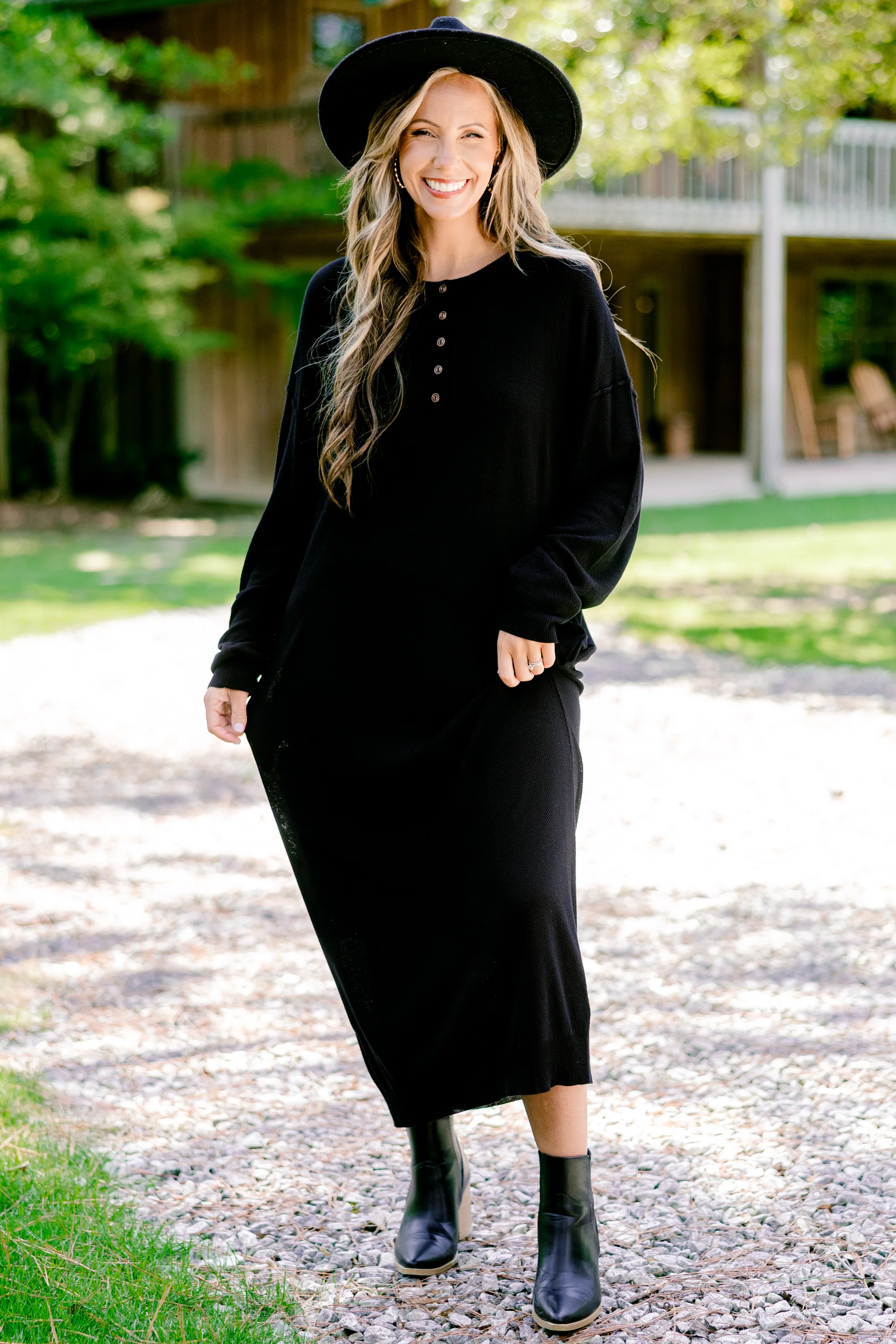 One Happy Day Dress, Black - Giverhouse
