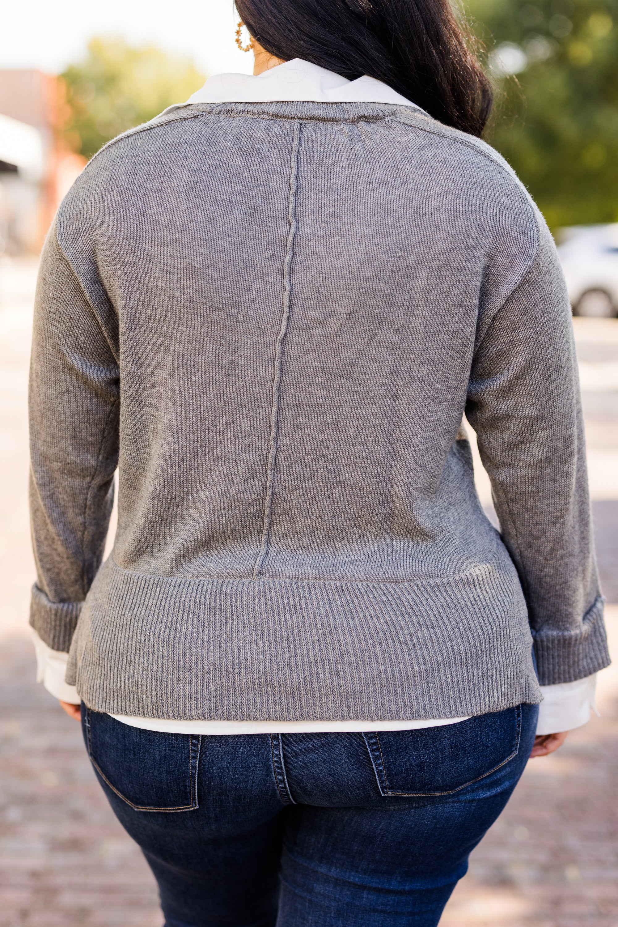 Legally Mine Sweater, Charcoal - Giverhouse