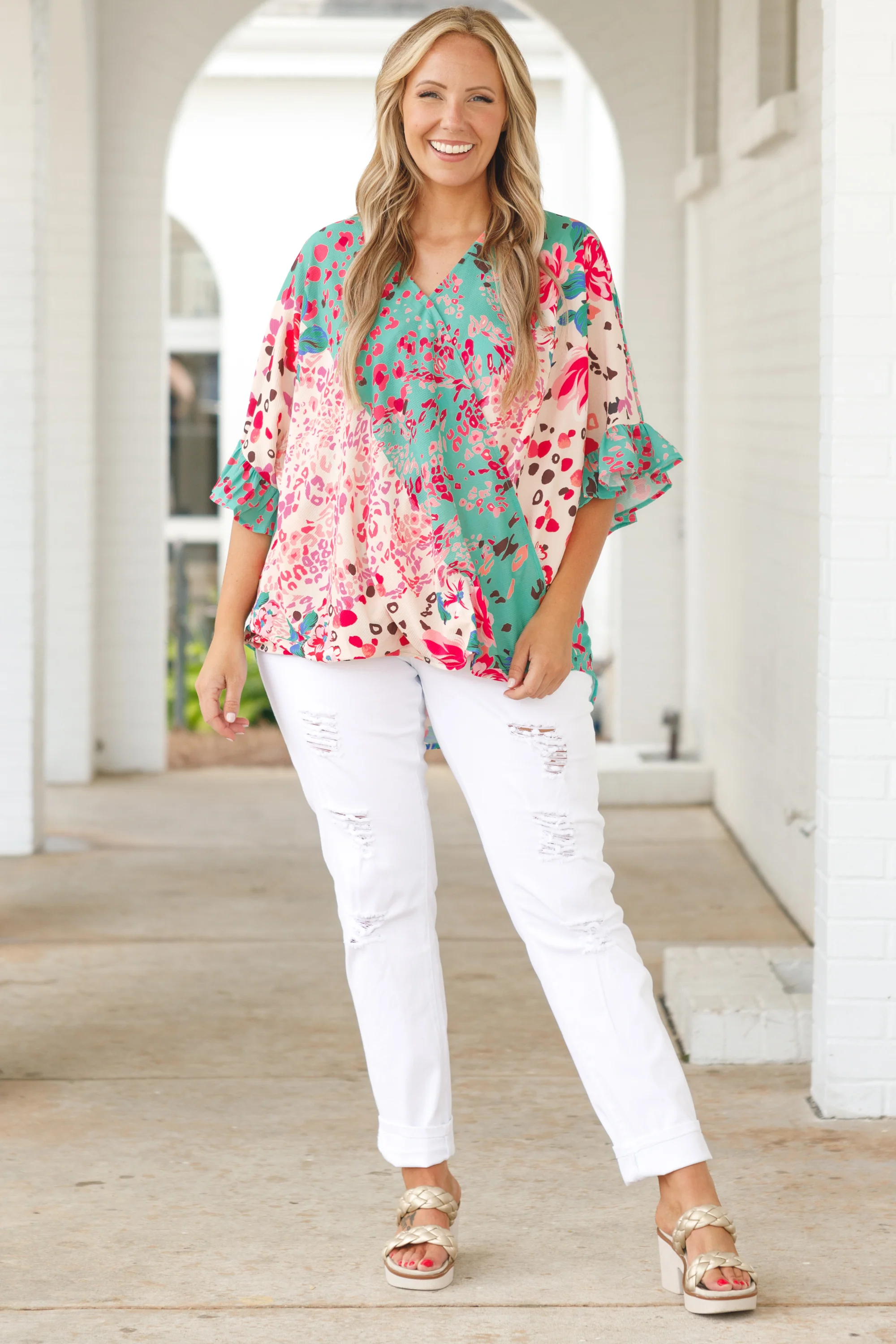 Bring It Around Town Jeans, White - Giverhouse