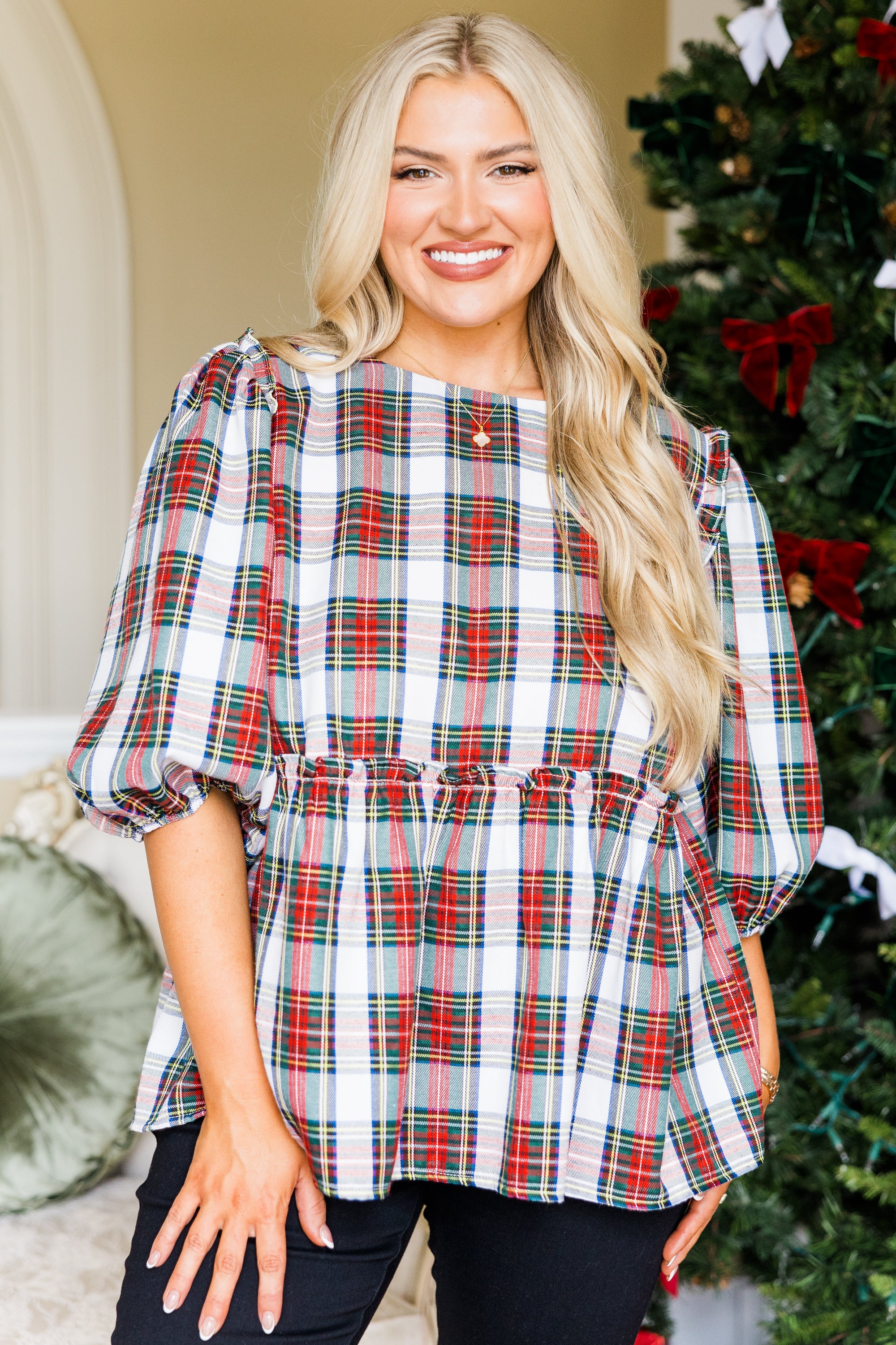 Time Of Year Top, White - Giverhouse