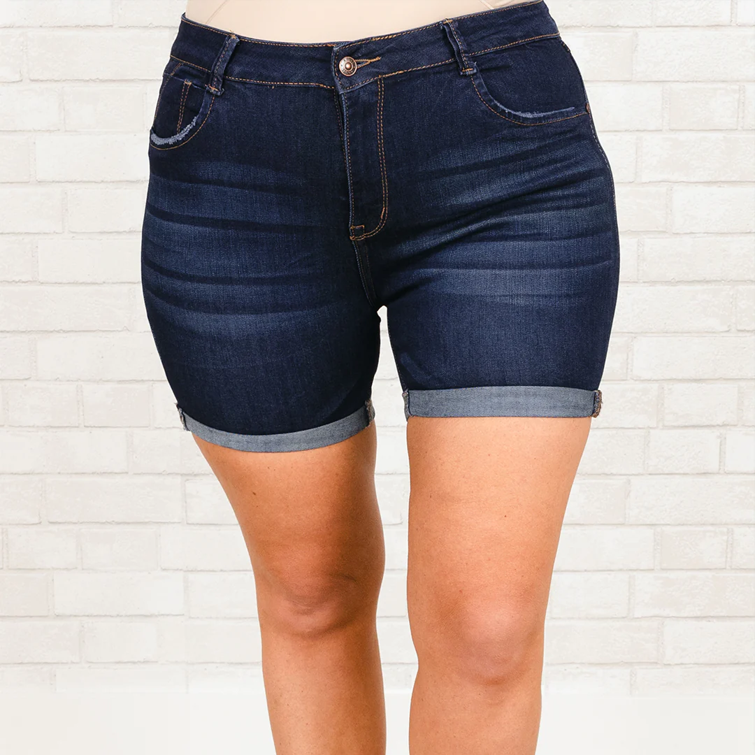 Let Them Go Shorts, Navy Blue - Giverhouse