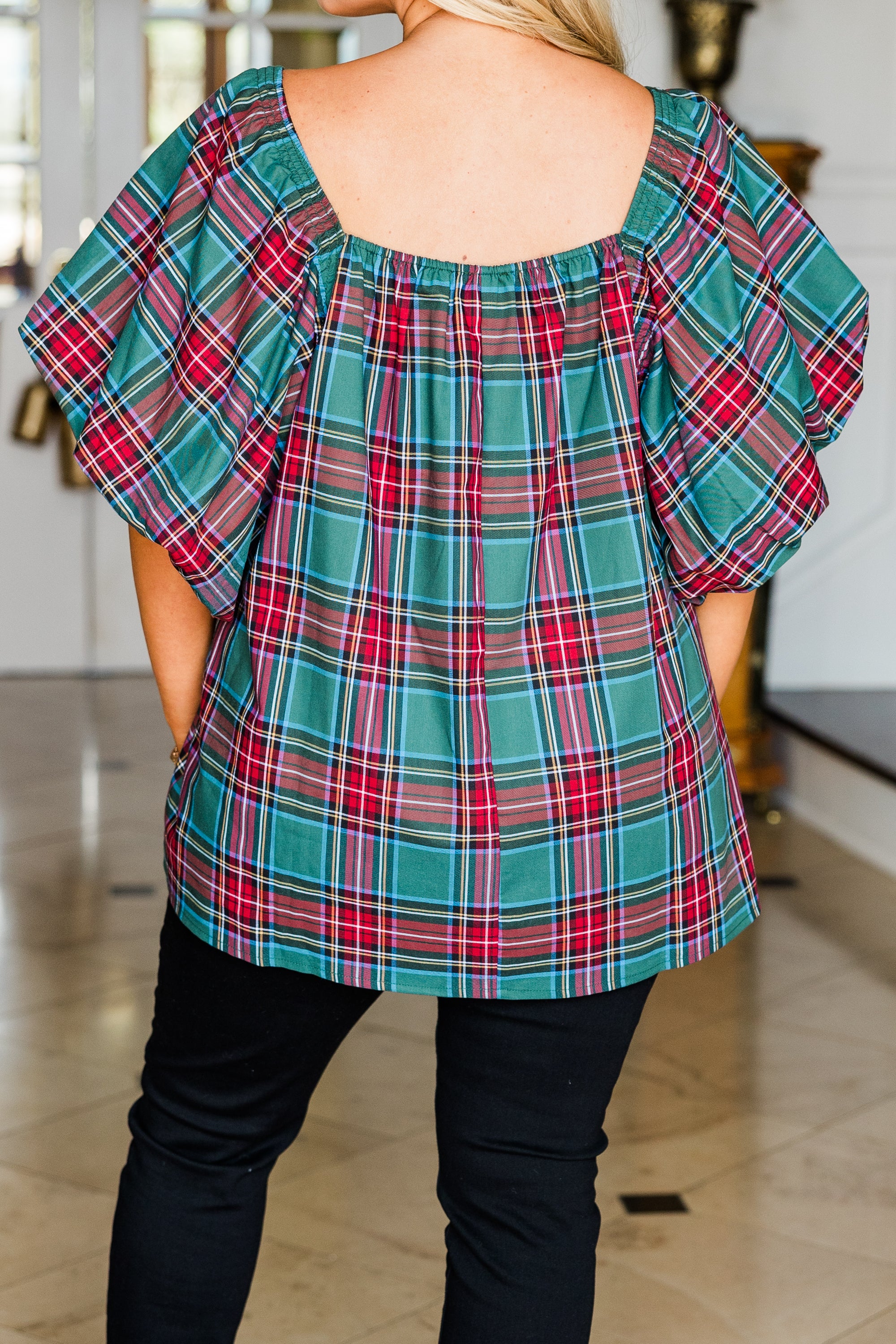 Cozy Love Top, Green - Giverhouse