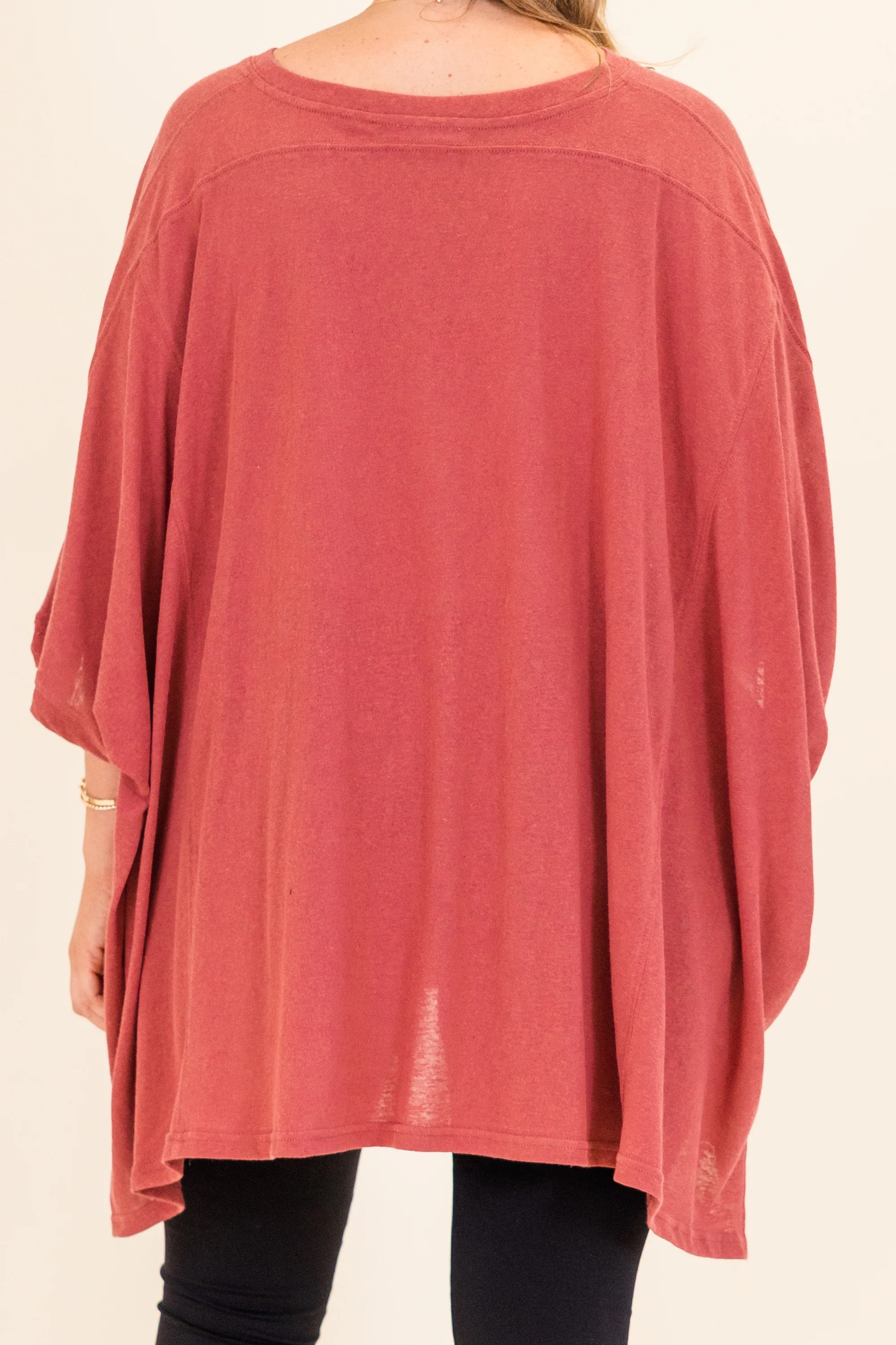 Comparing The Two Tunic, Burgundy - Giverhouse