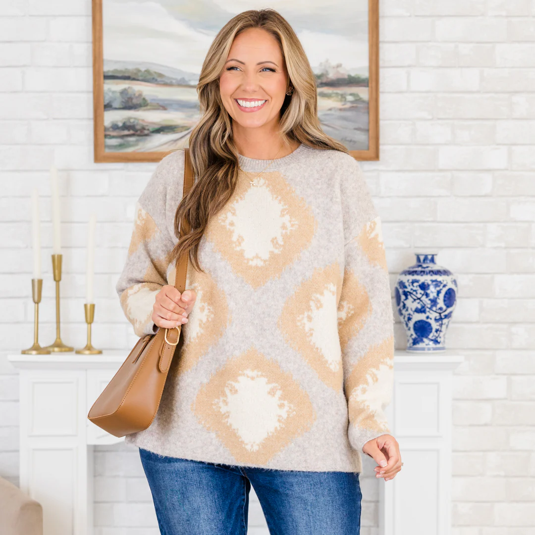 The Serene Sweater, Gray - Giverhouse