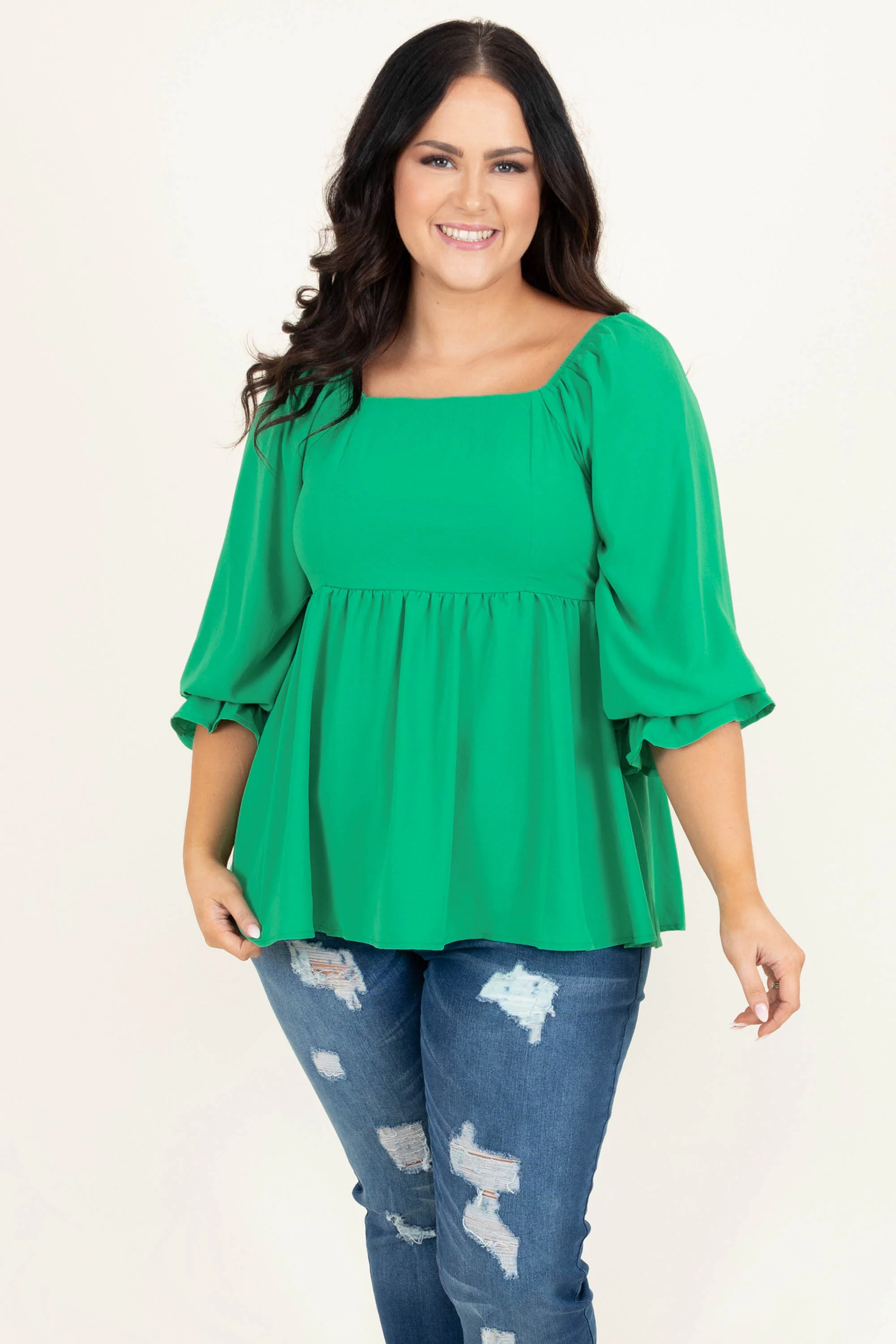 Create Opportunity Top, Green - Giverhouse