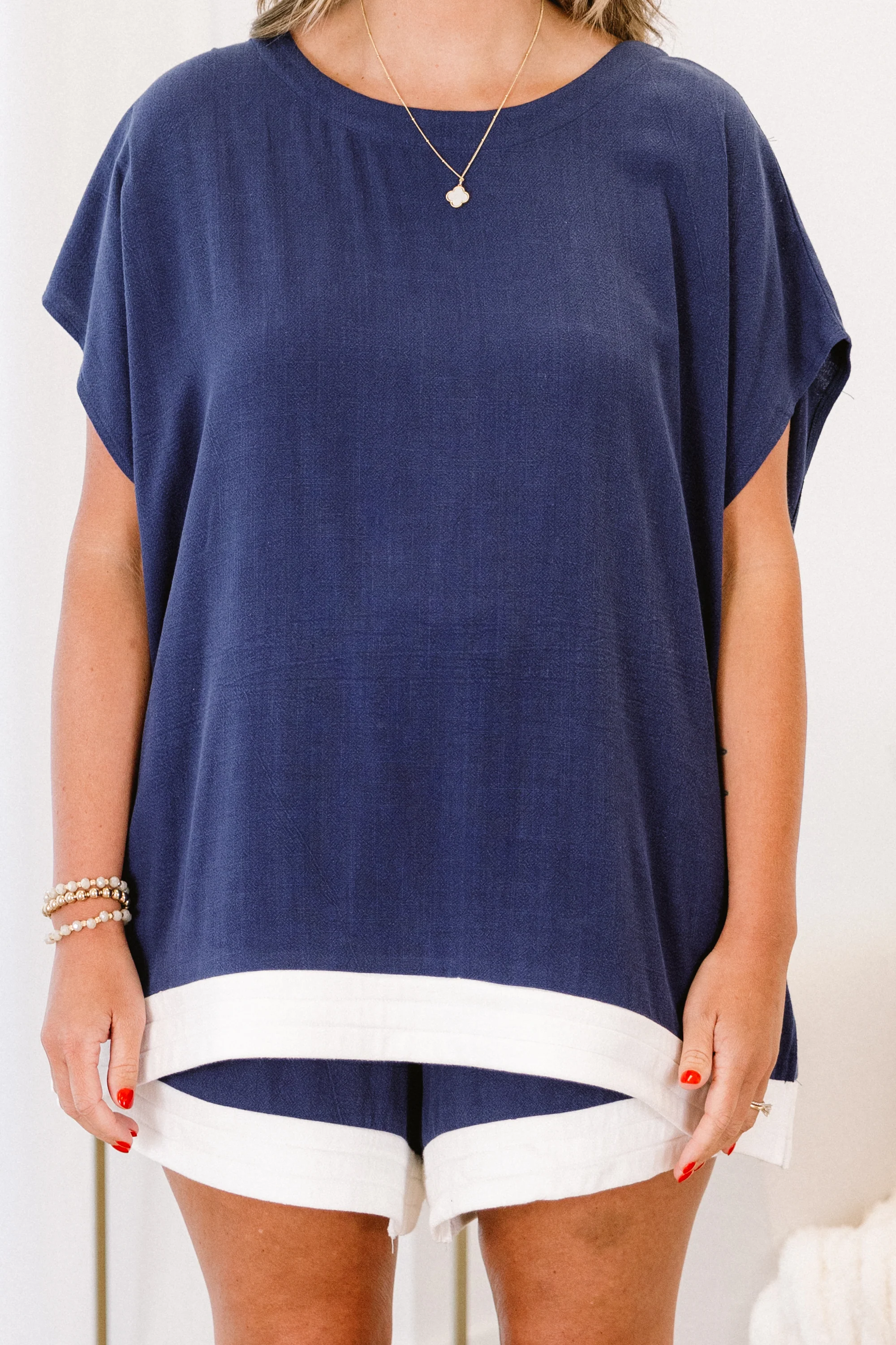 Limitless Time Top, Navy - Giverhouse