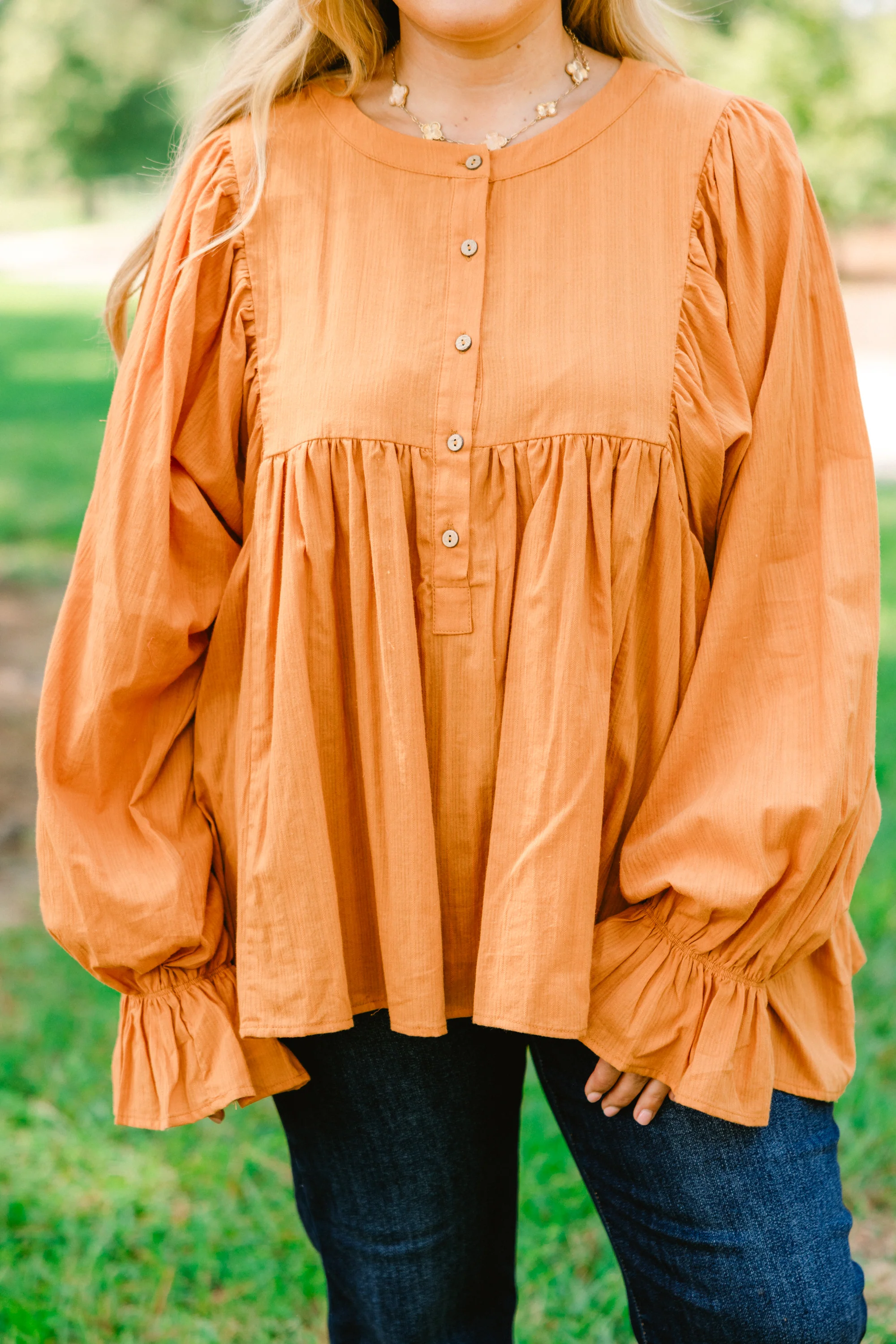 The Sweetest Sound Tunic, Orange - Giverhouse