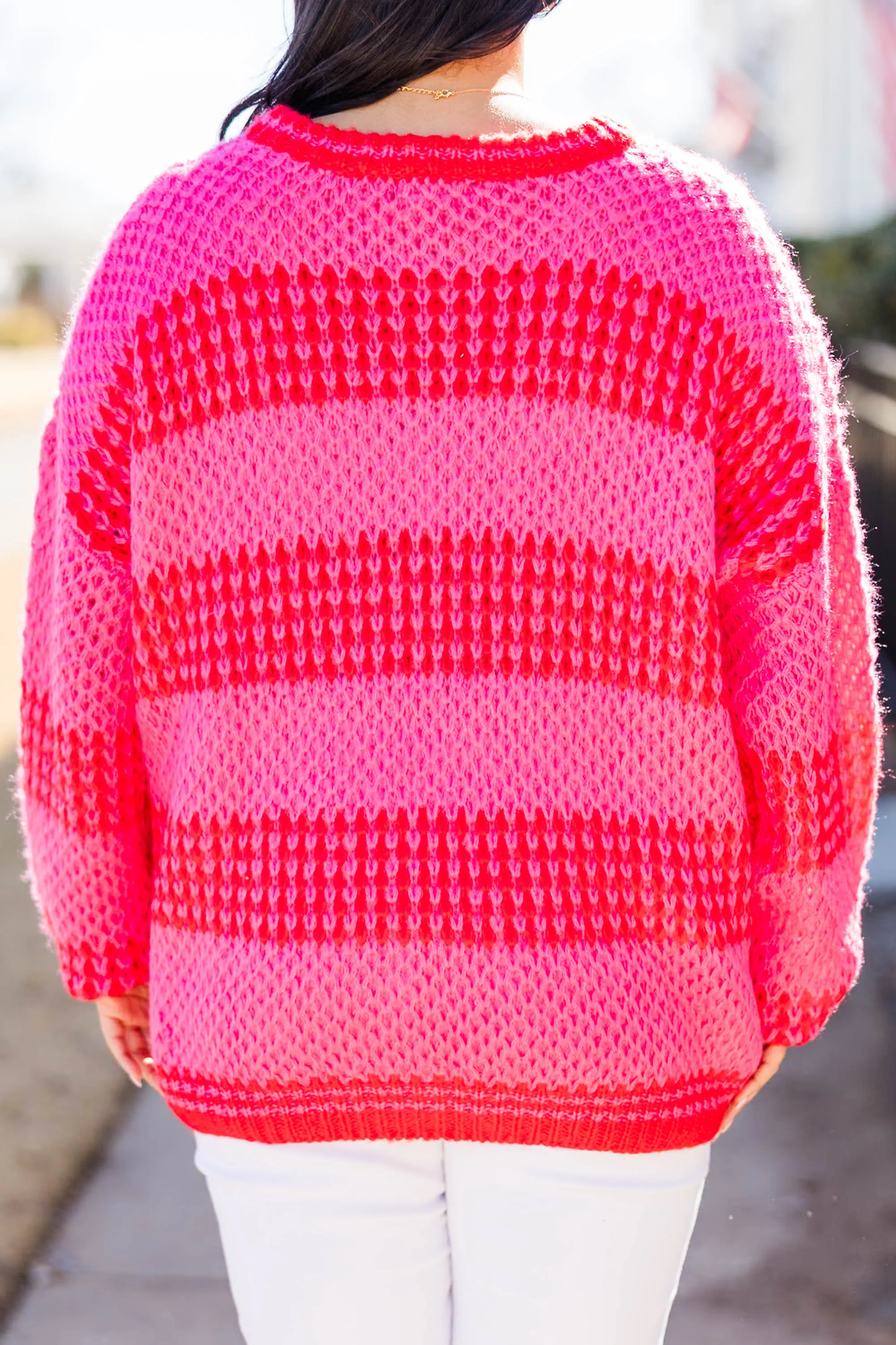 Beneath The Cherry Blossoms Sweater, Pink - Giverhouse