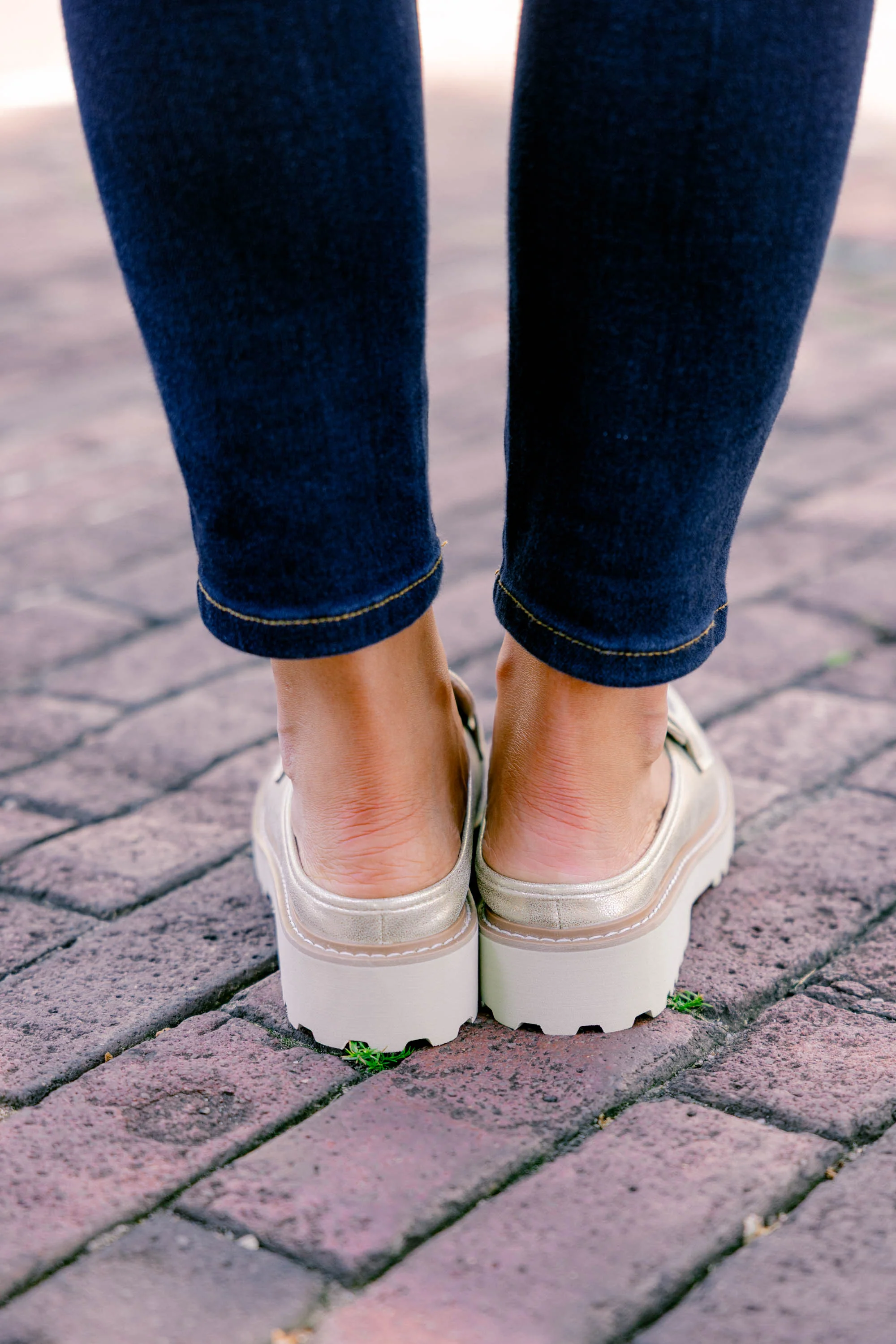 Fire For You Loafers, Gold - Giverhouse