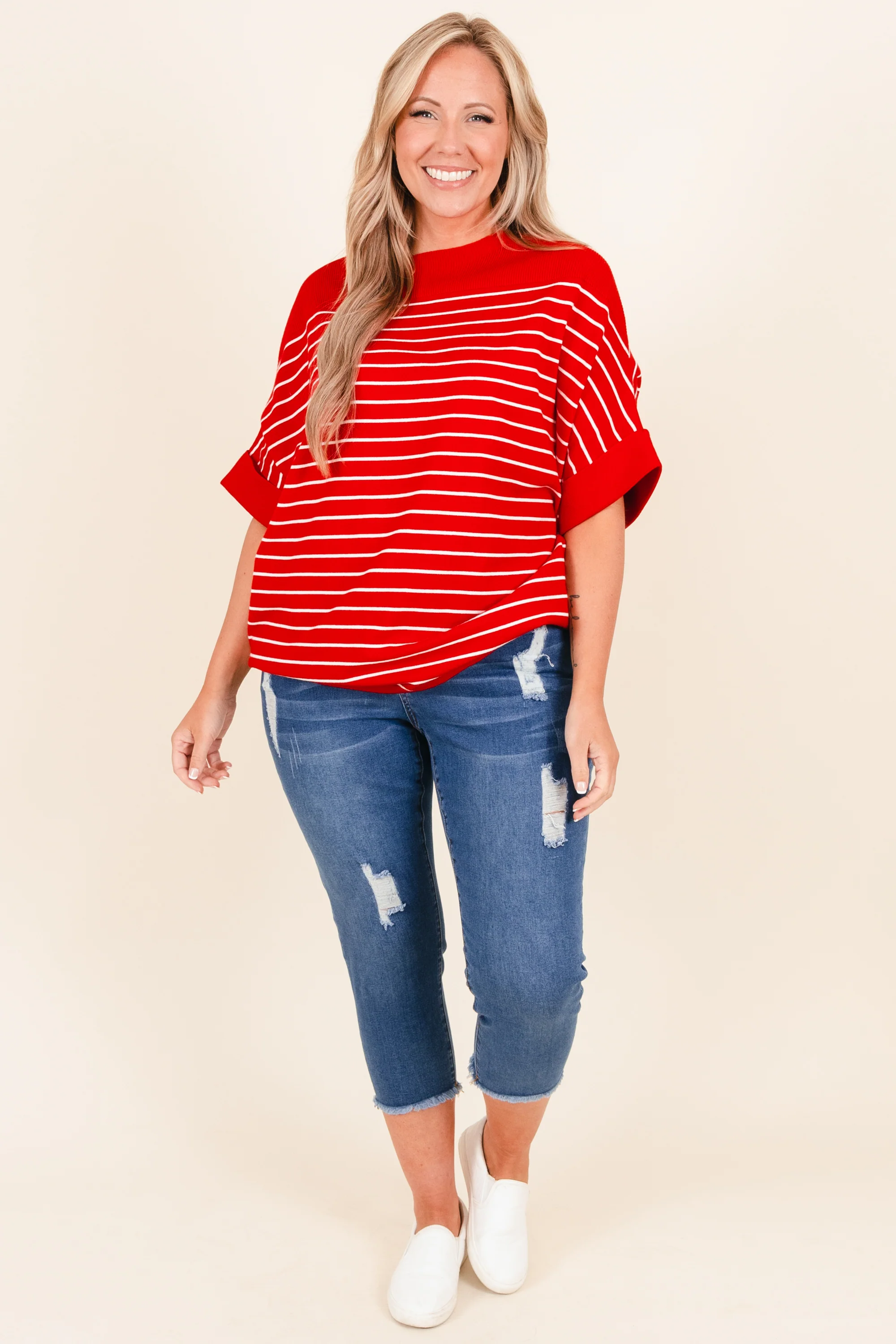 No Matter What Capris, Medium Wash - Giverhouse