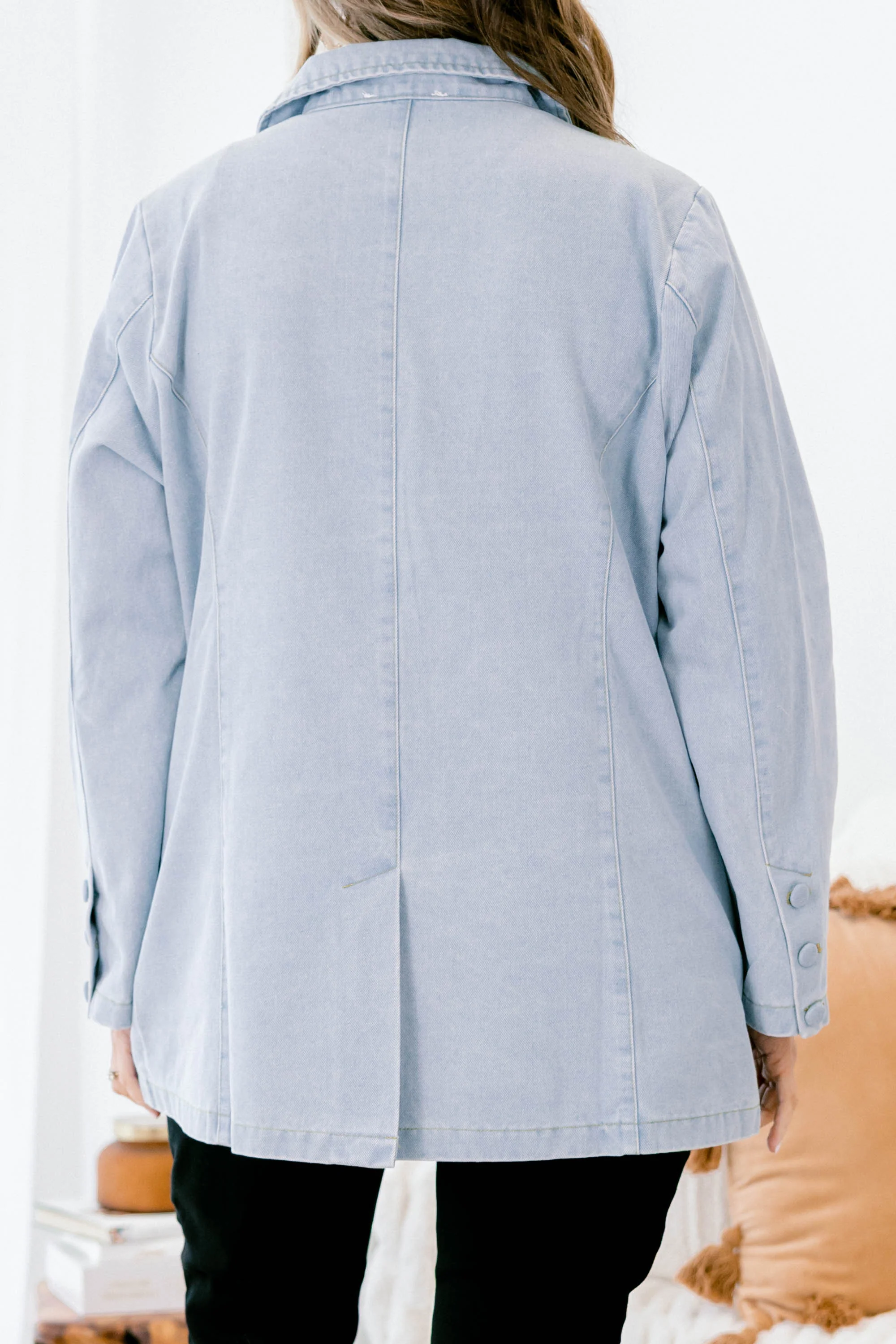 Pure Joy Blazer, Blue - Giverhouse