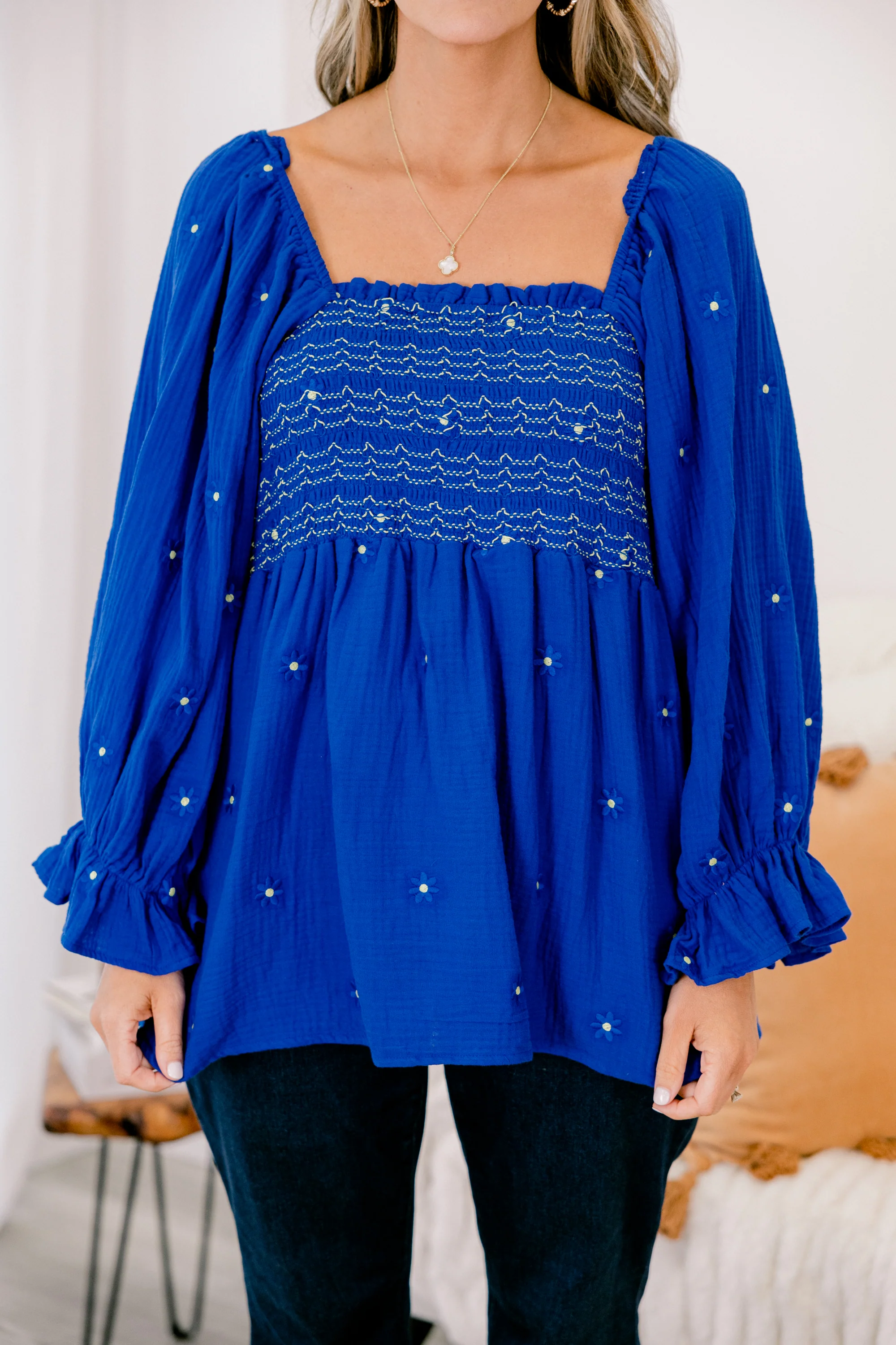 It's Gotta Be You Top, Blue - Giverhouse