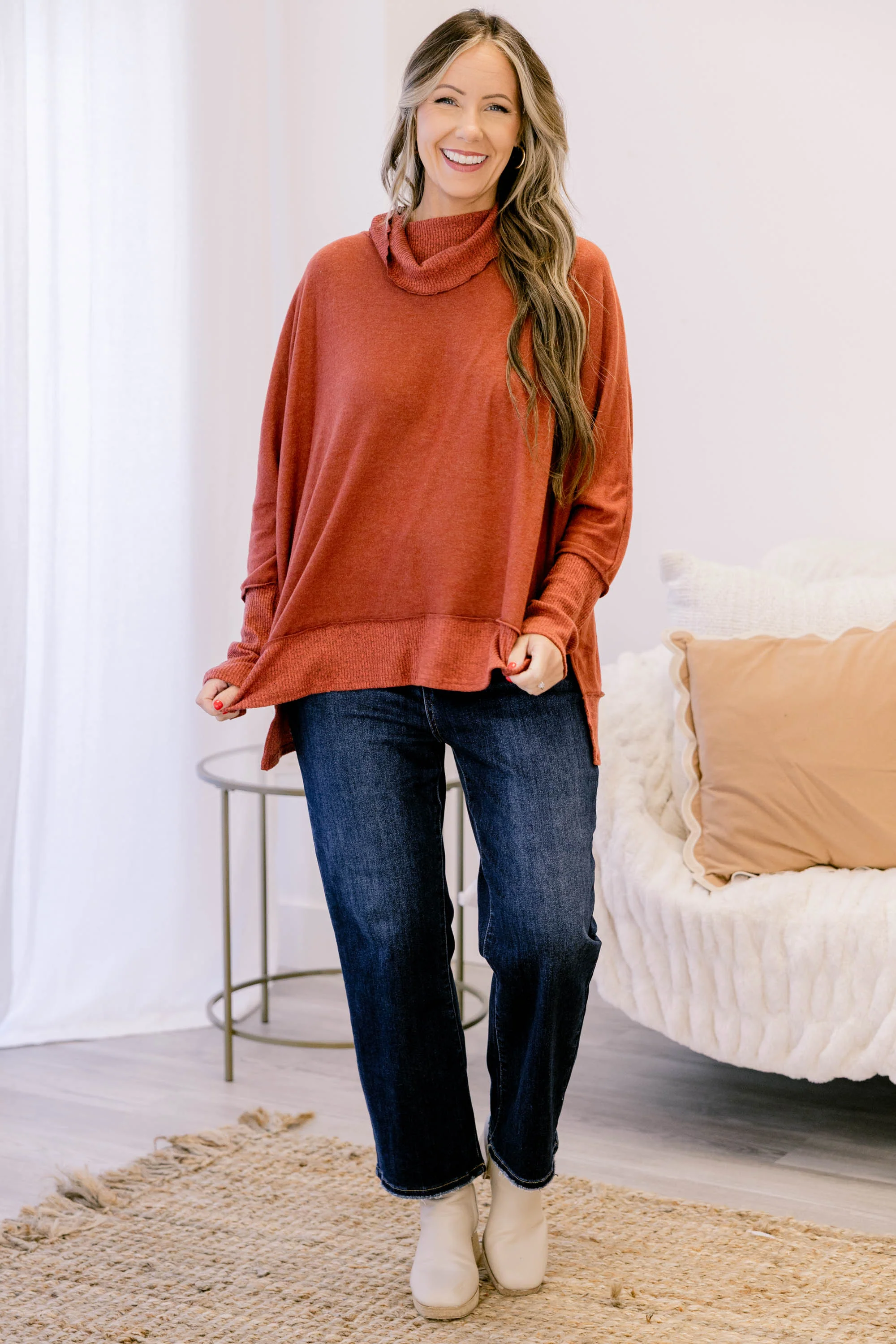 Working Late Top, Red - Giverhouse