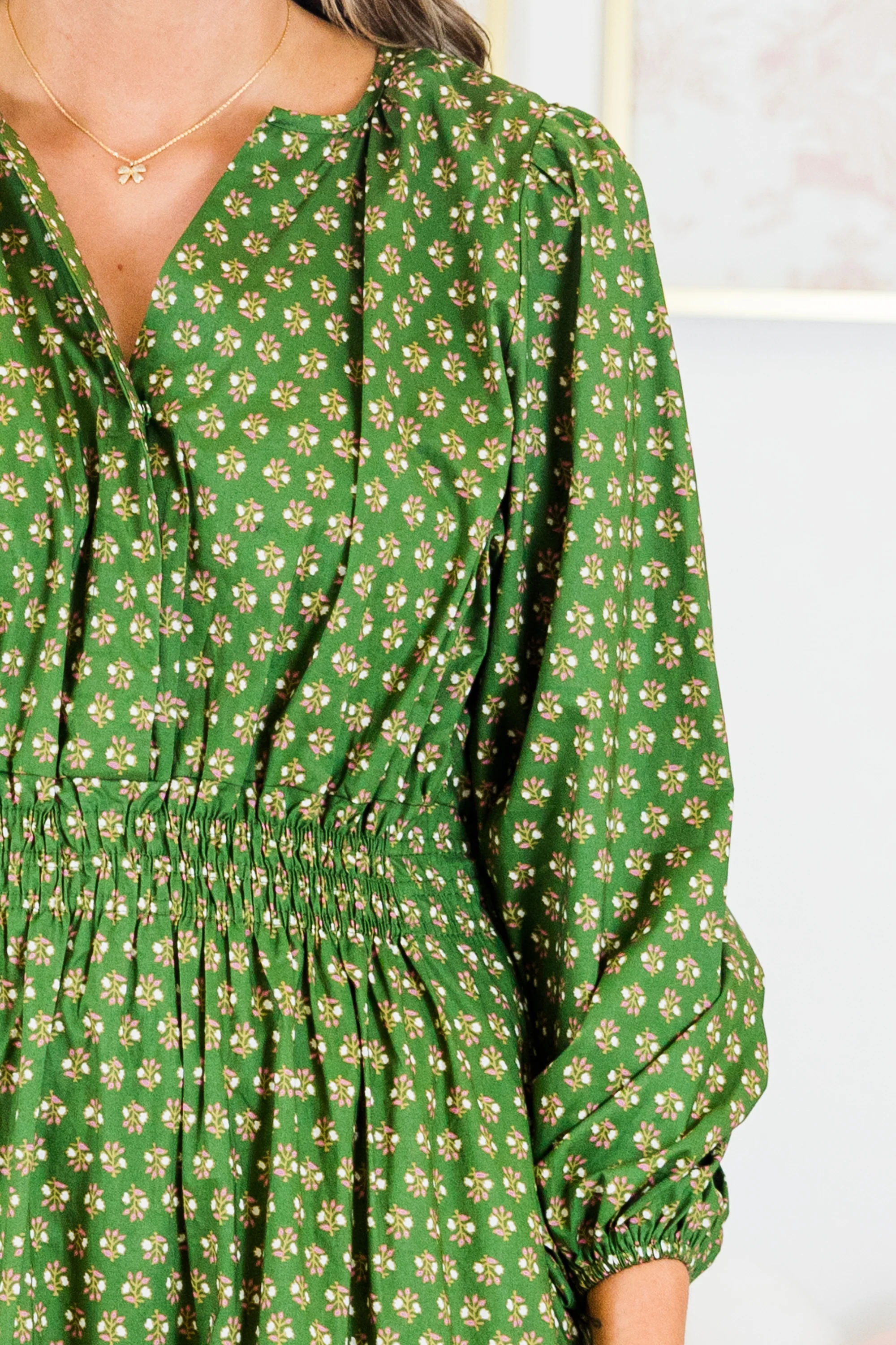 Gift Of Grace Maxi Dress, Green - Giverhouse