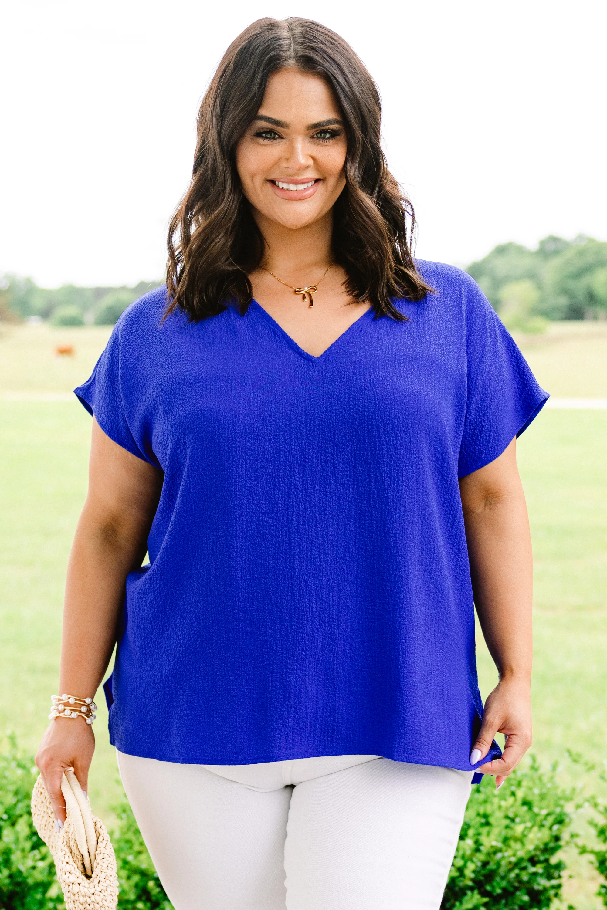 Our Oasis Top, Royal Blue - Giverhouse
