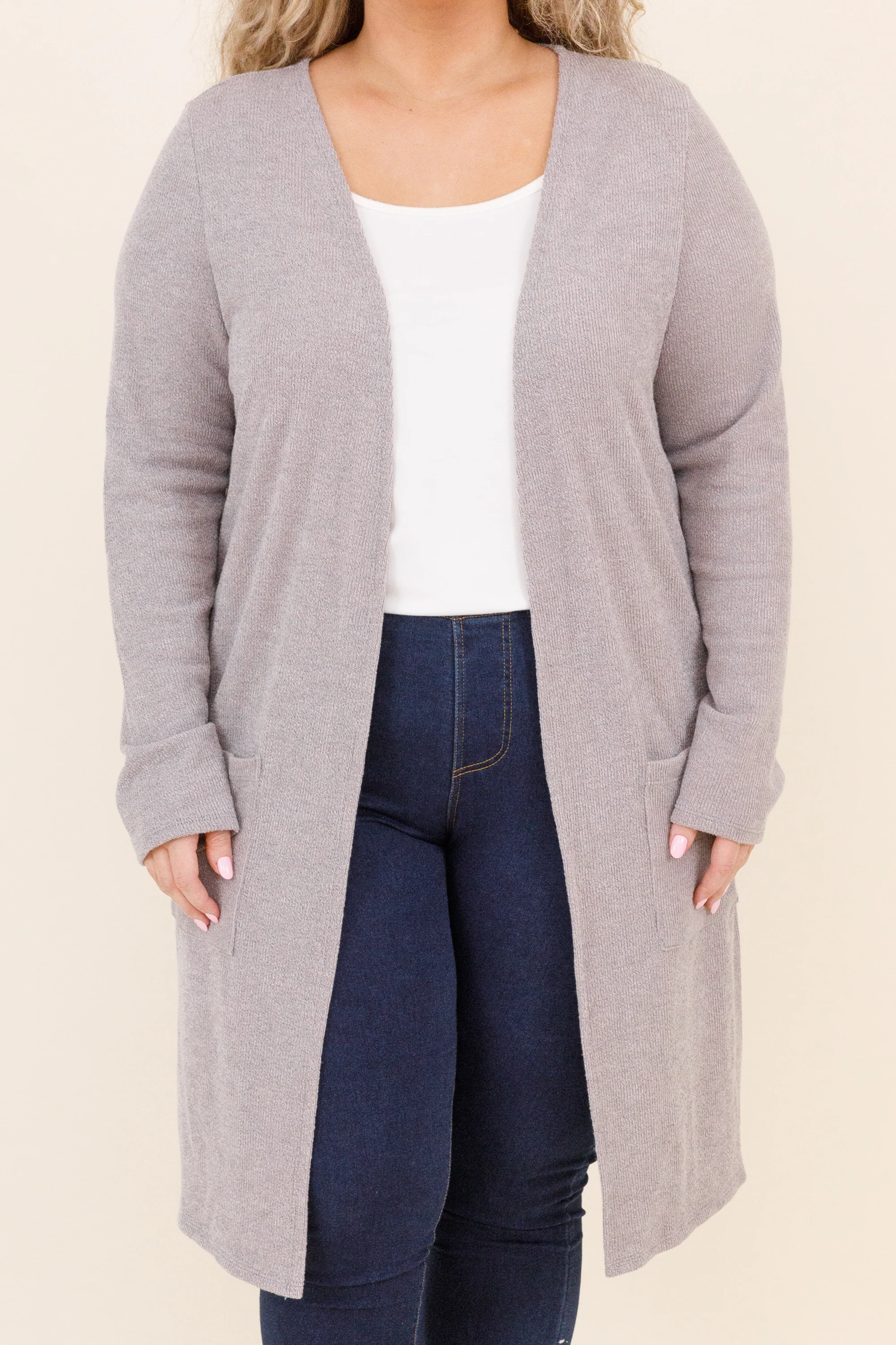 Cuddle Weather Cardigan, Grey - Giverhouse