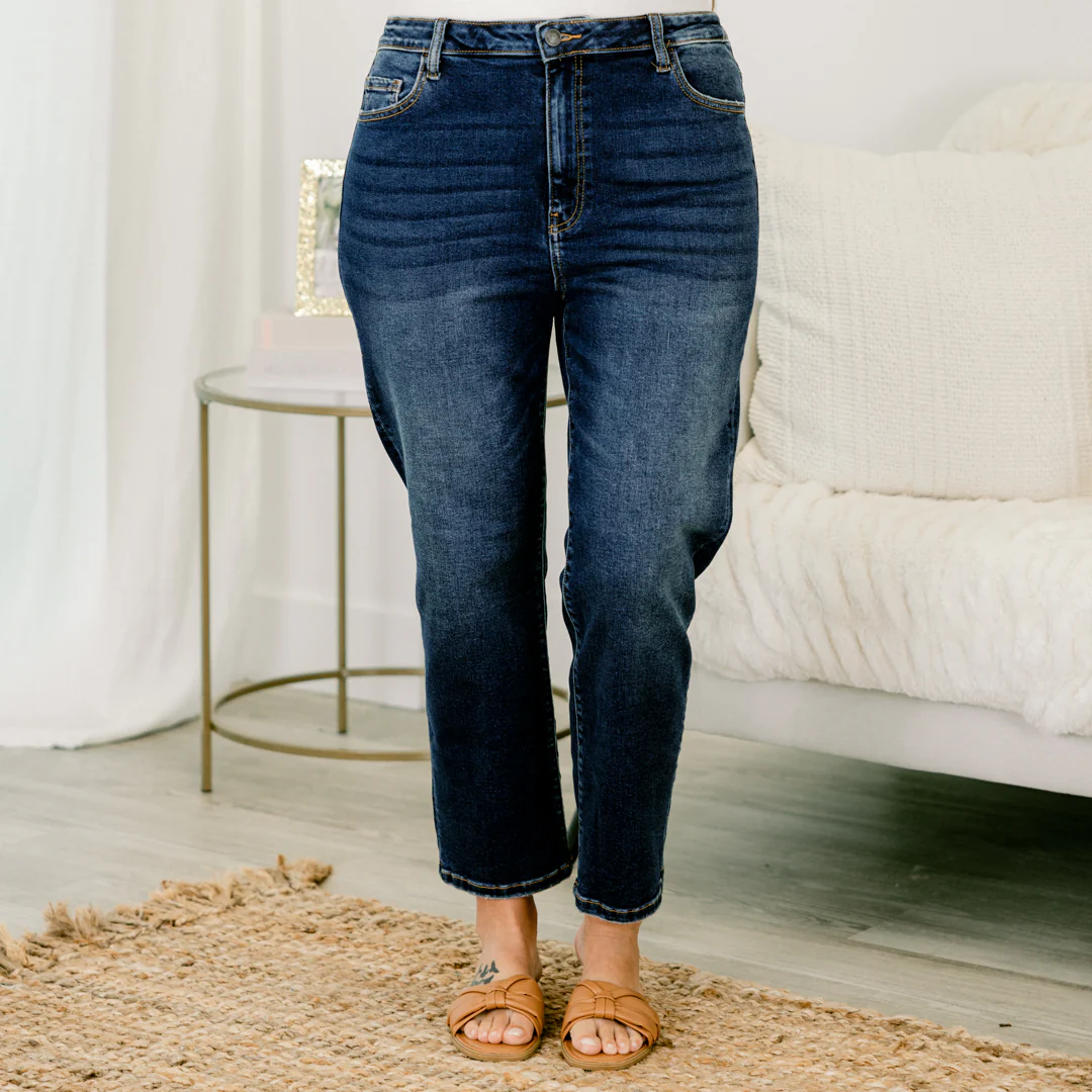 Just Like Fate Jeans, Dark Wash - Giverhouse