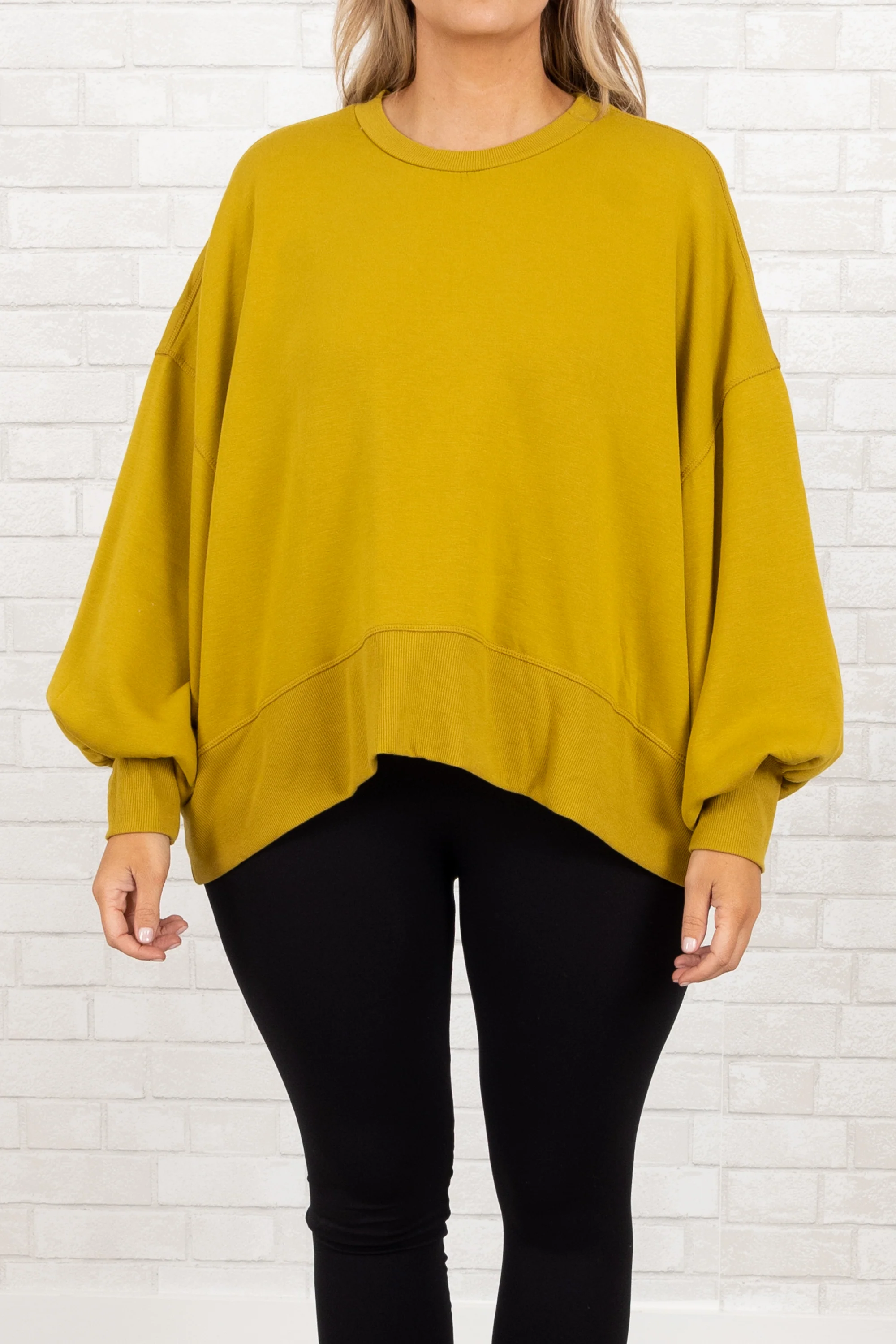 Freedom To Feel Pullover, Olive - Giverhouse