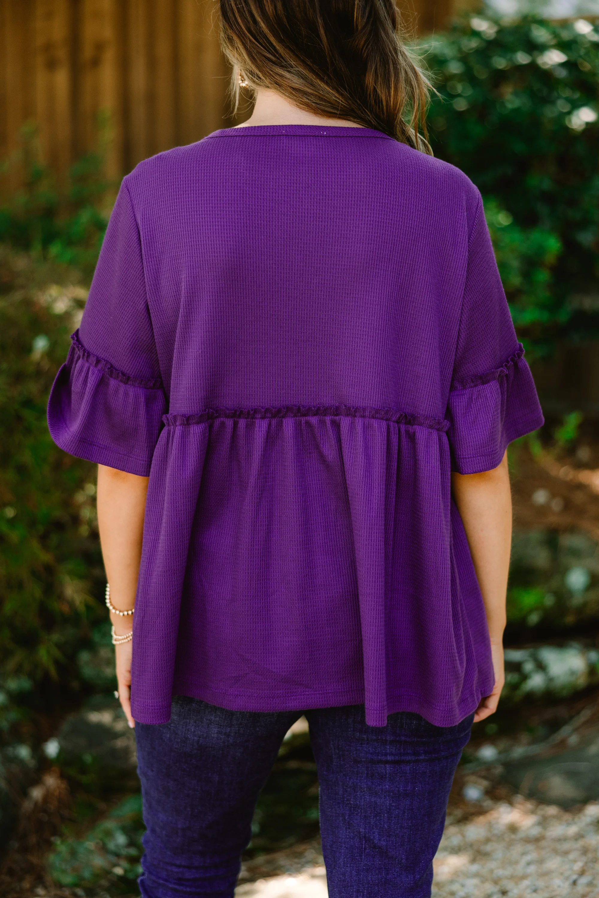 Completely Yours Tunic, Eggplant - Giverhouse