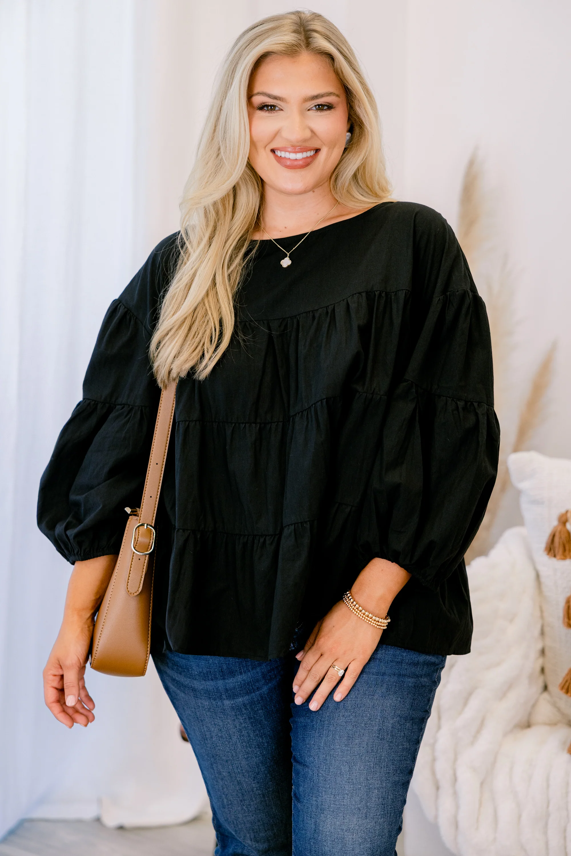 You Look So Perfect Top, Black - Giverhouse