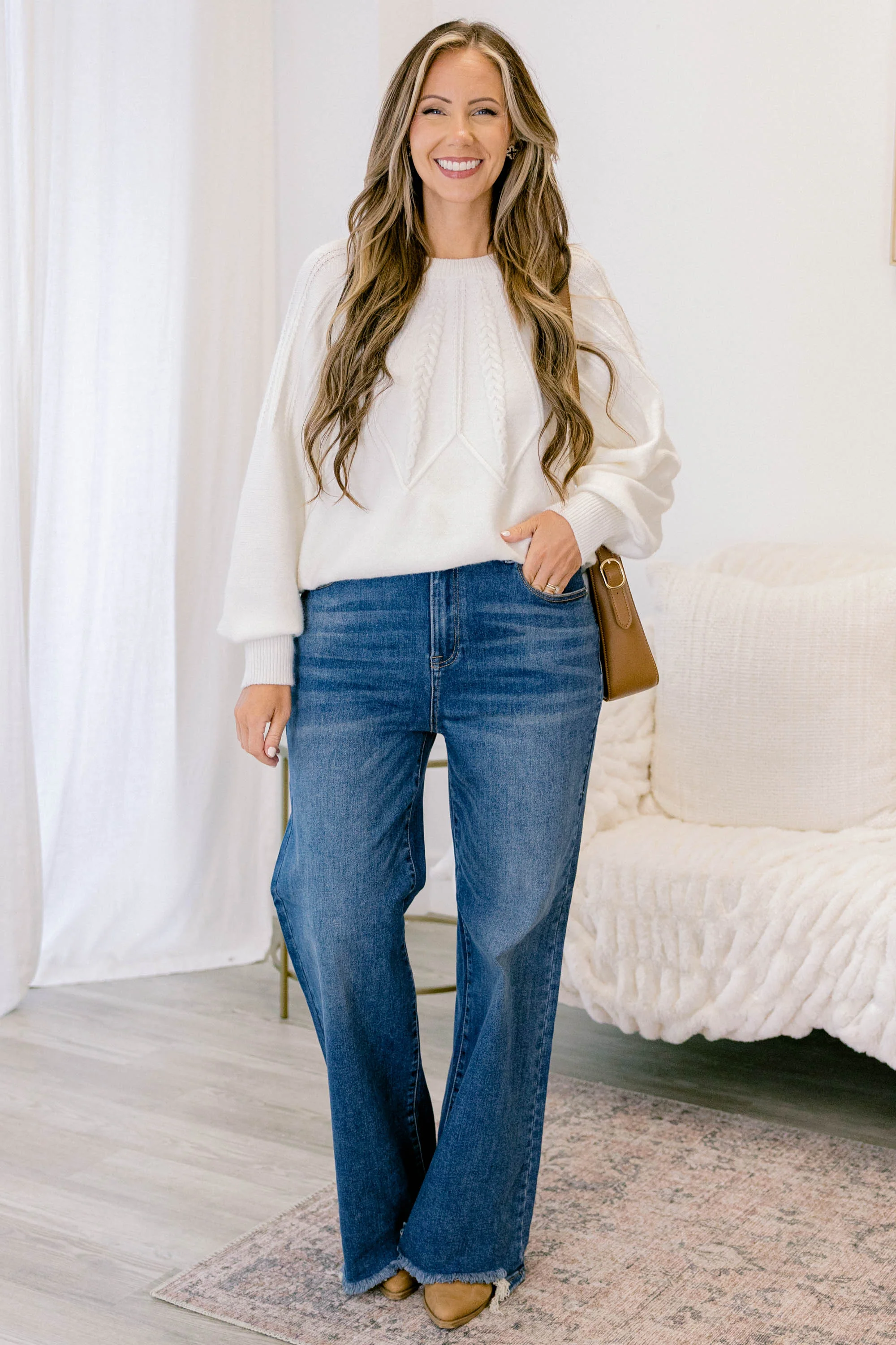 Own The Look Jeans, Dark Wash - Giverhouse