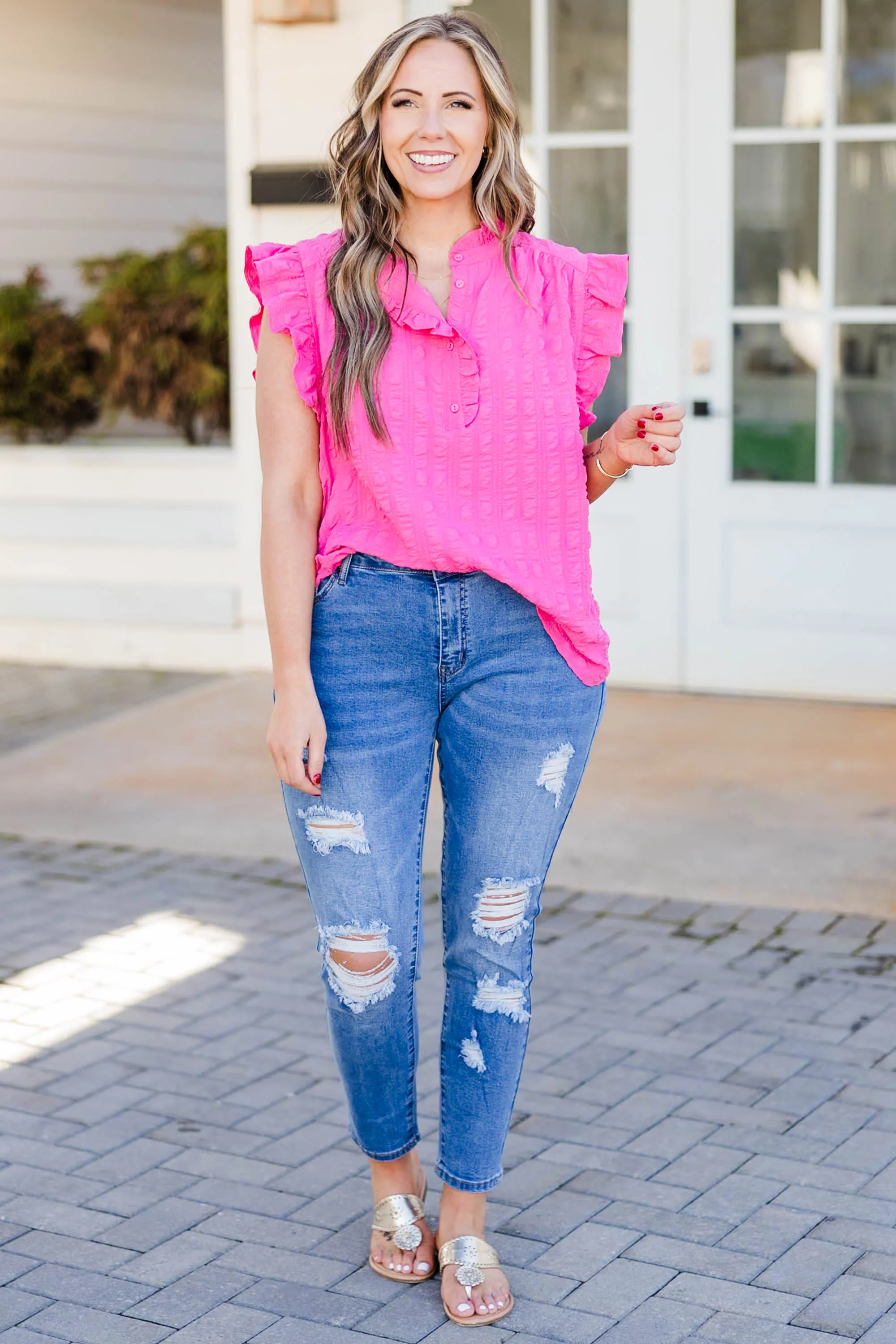 Trying To Go Jeans, Medium Wash - Giverhouse