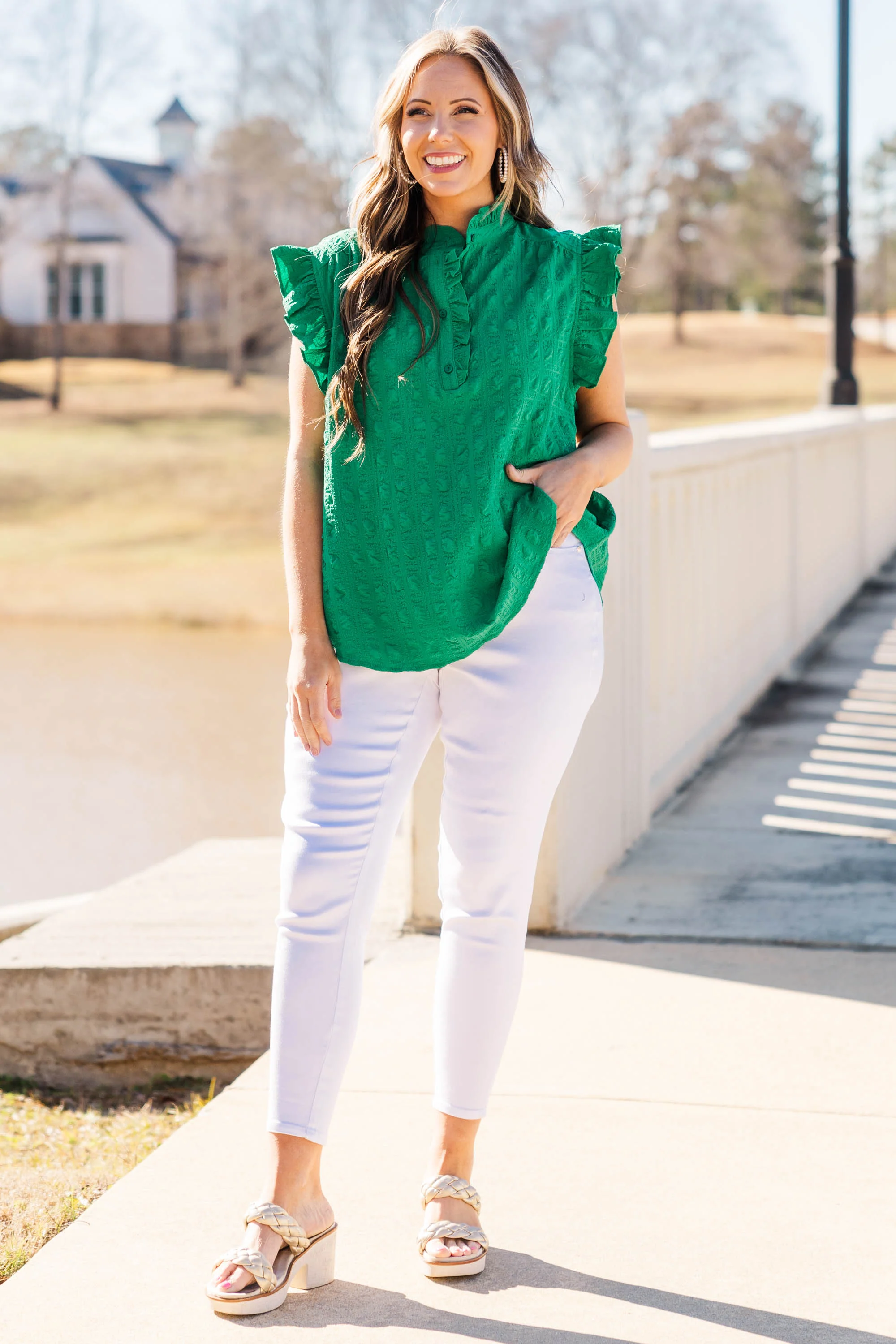 1822 Denim: You Know I'm The One Jeans, White - Giverhouse