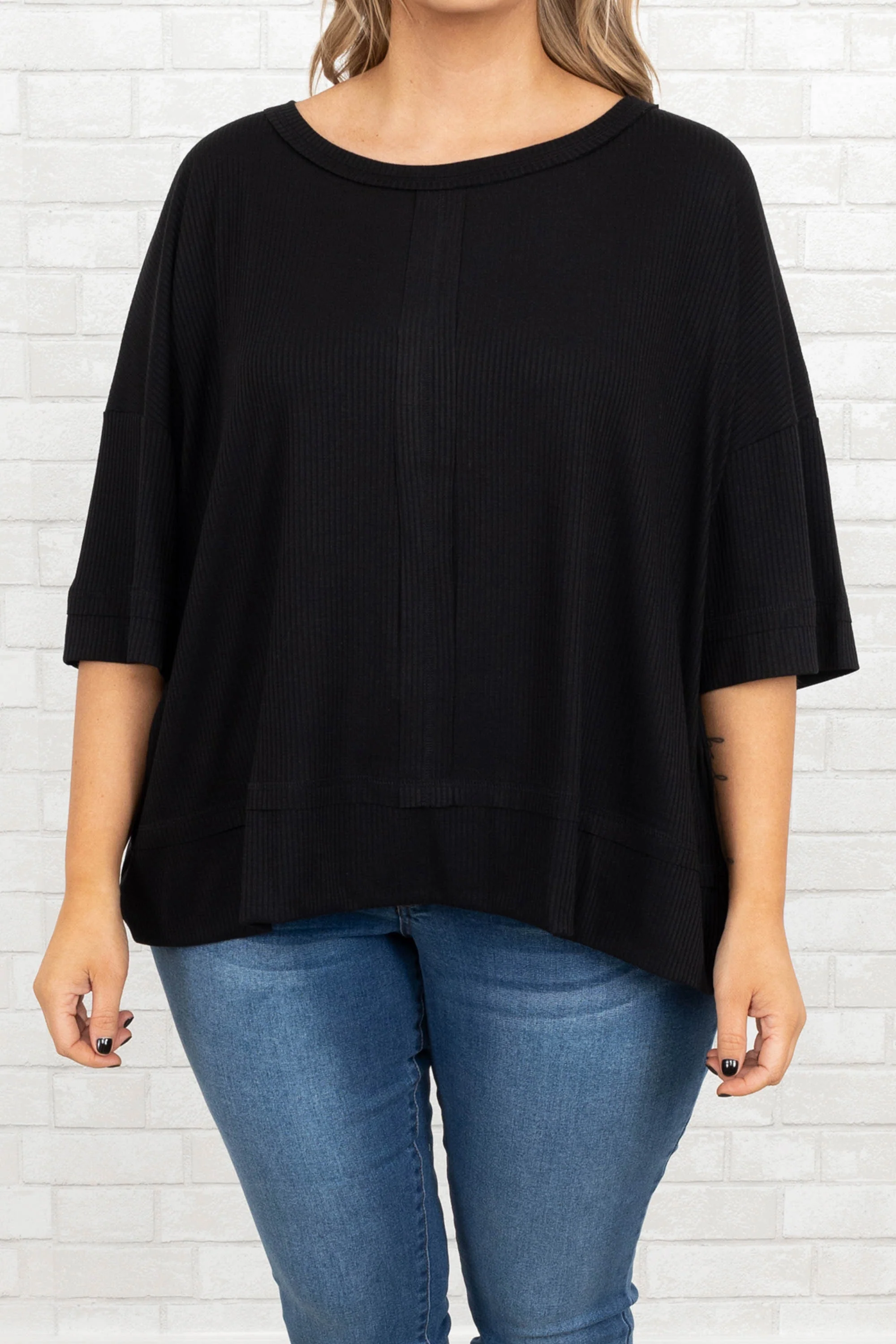 Try Everything Top, Black - Giverhouse