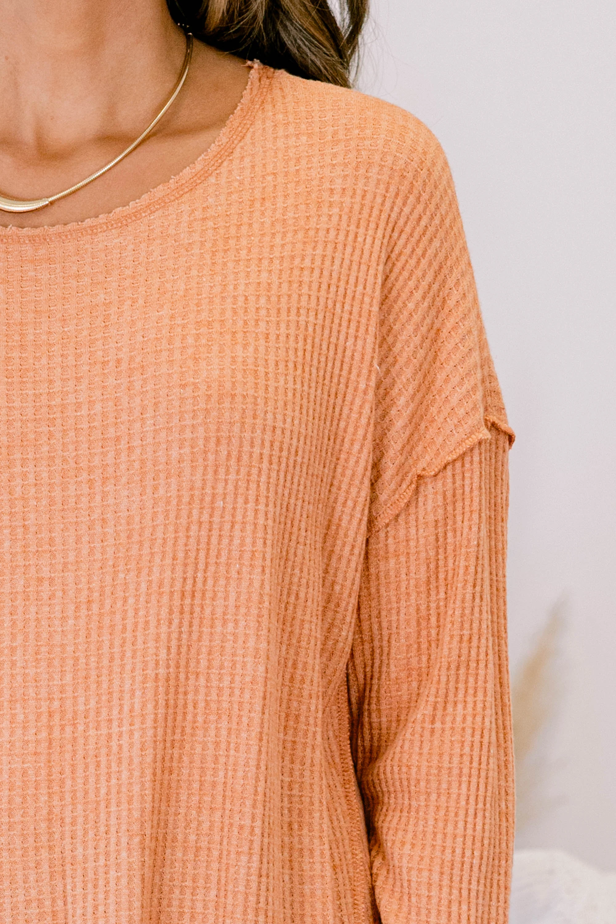 Can't Stop Love Top, Rust - Giverhouse