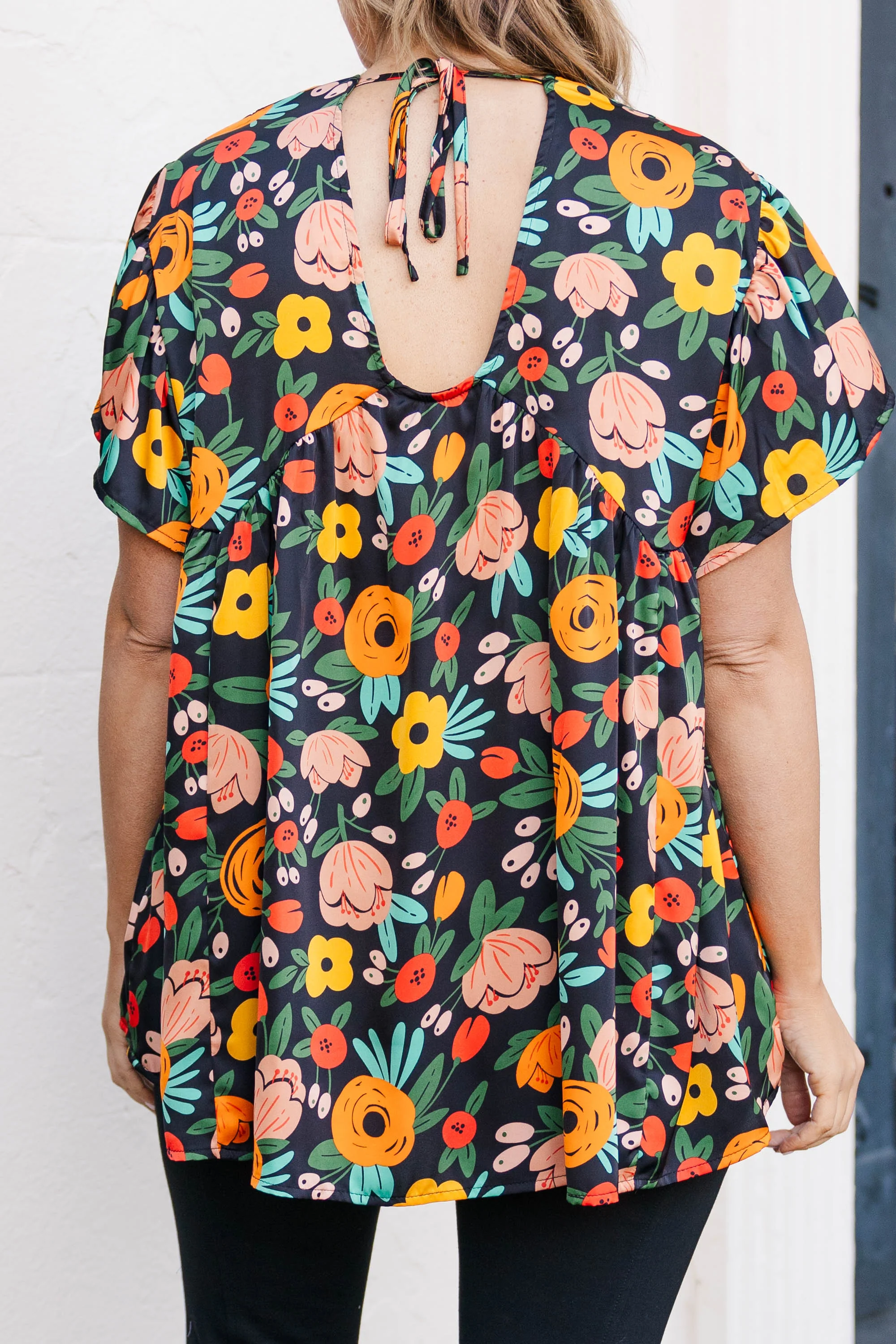 Rosie Top, Black - Giverhouse