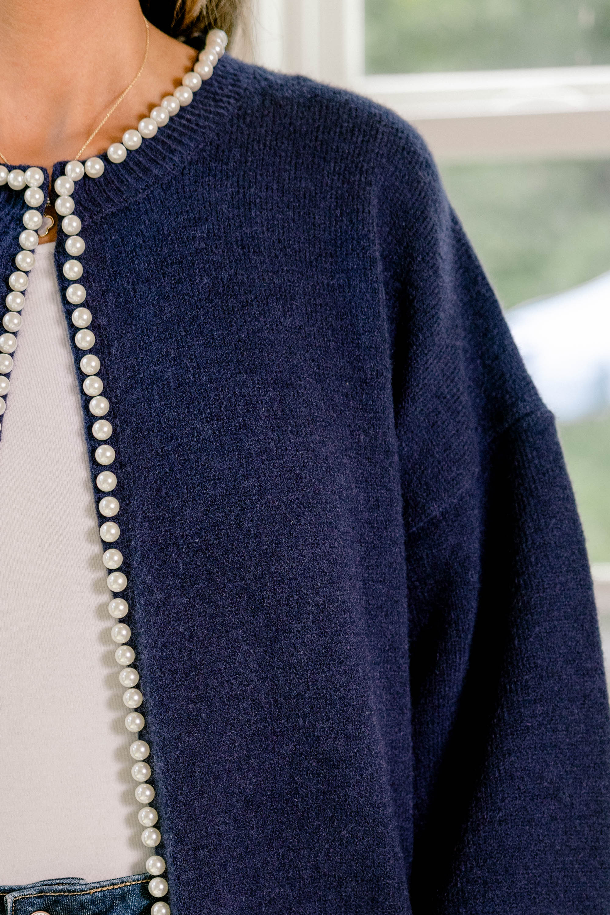 Left At That Cardigan, Navy - Giverhouse