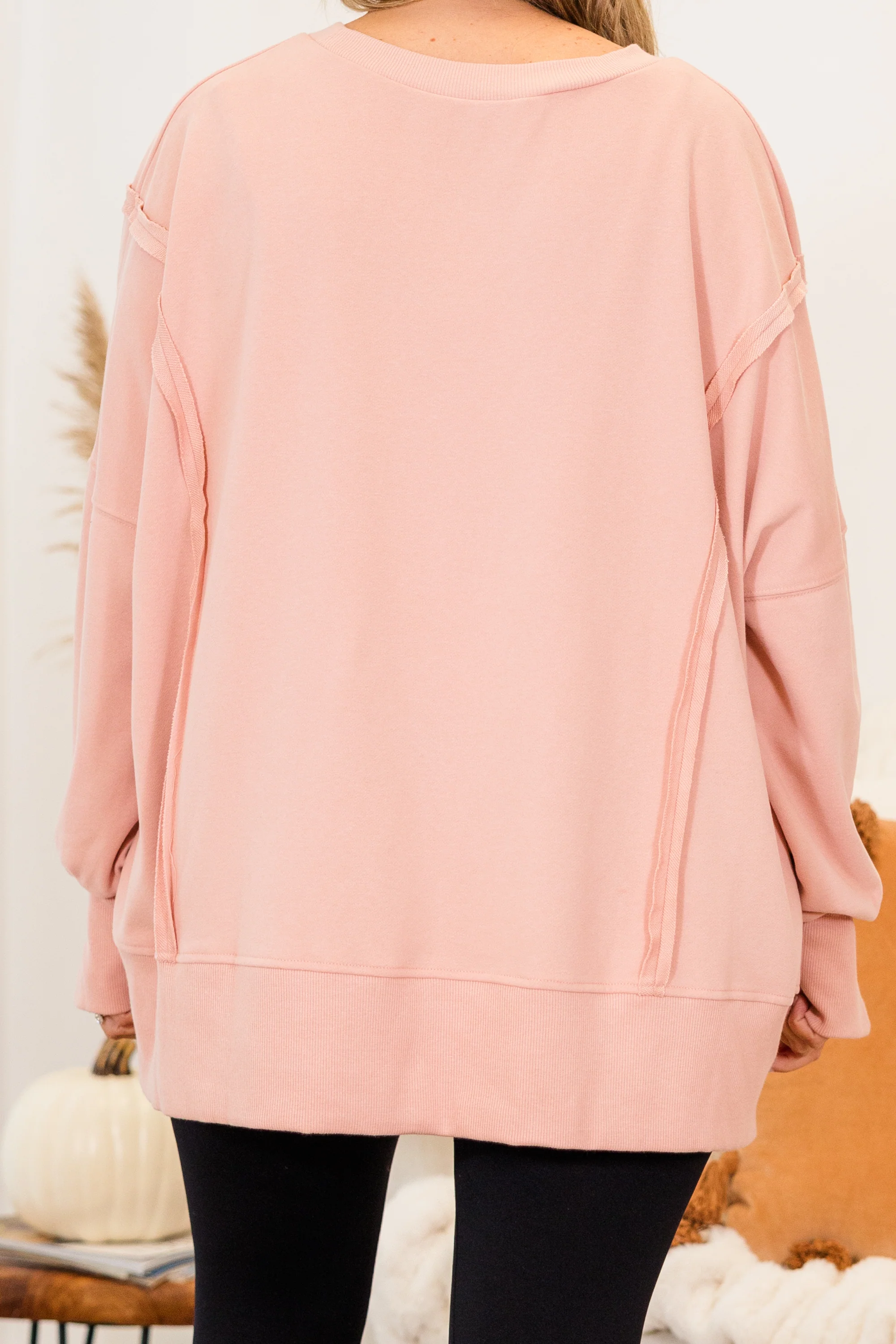 Sunset Glow Pullover, Pink - Giverhouse