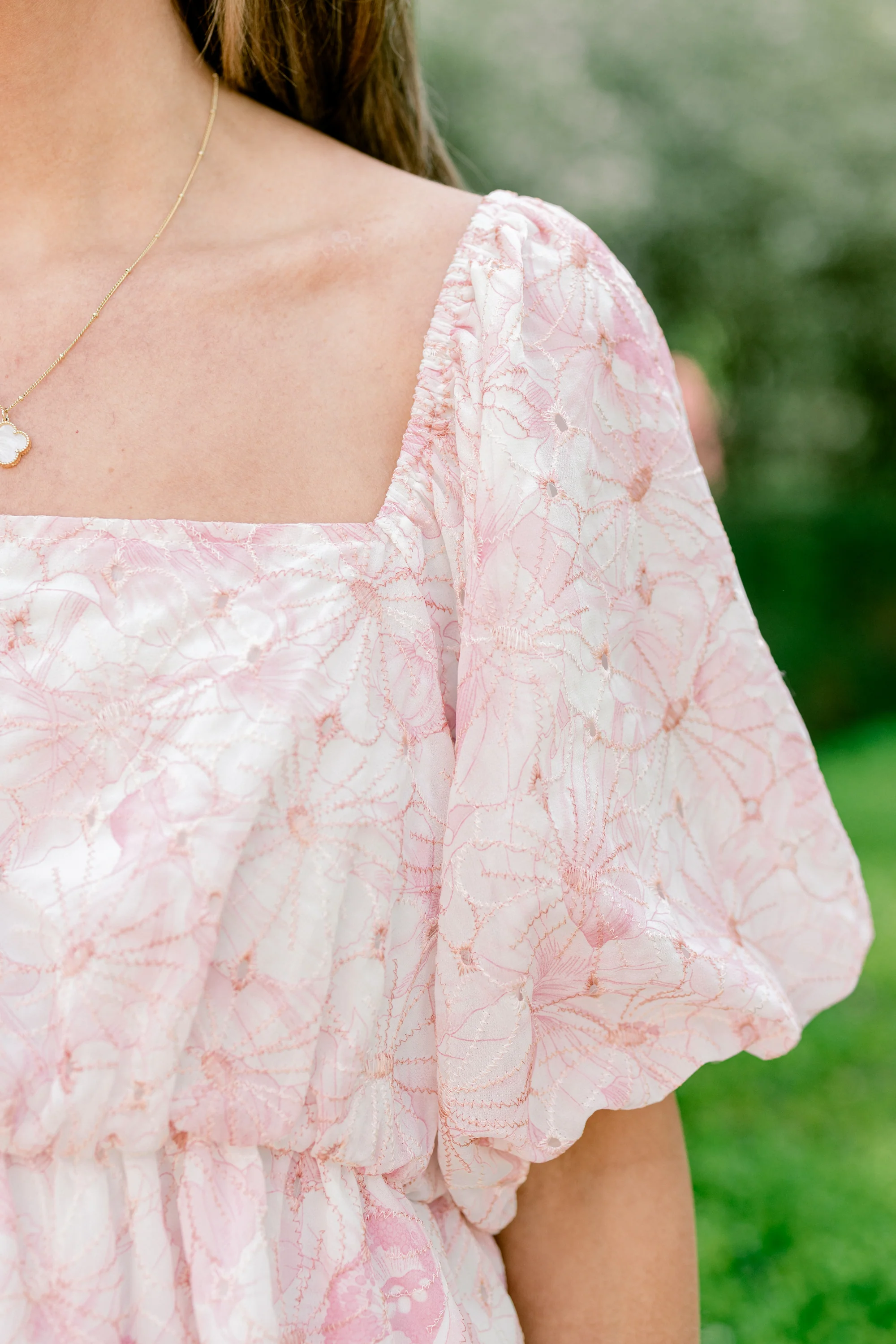 Spring Romance Top, Pink Floral - Giverhouse