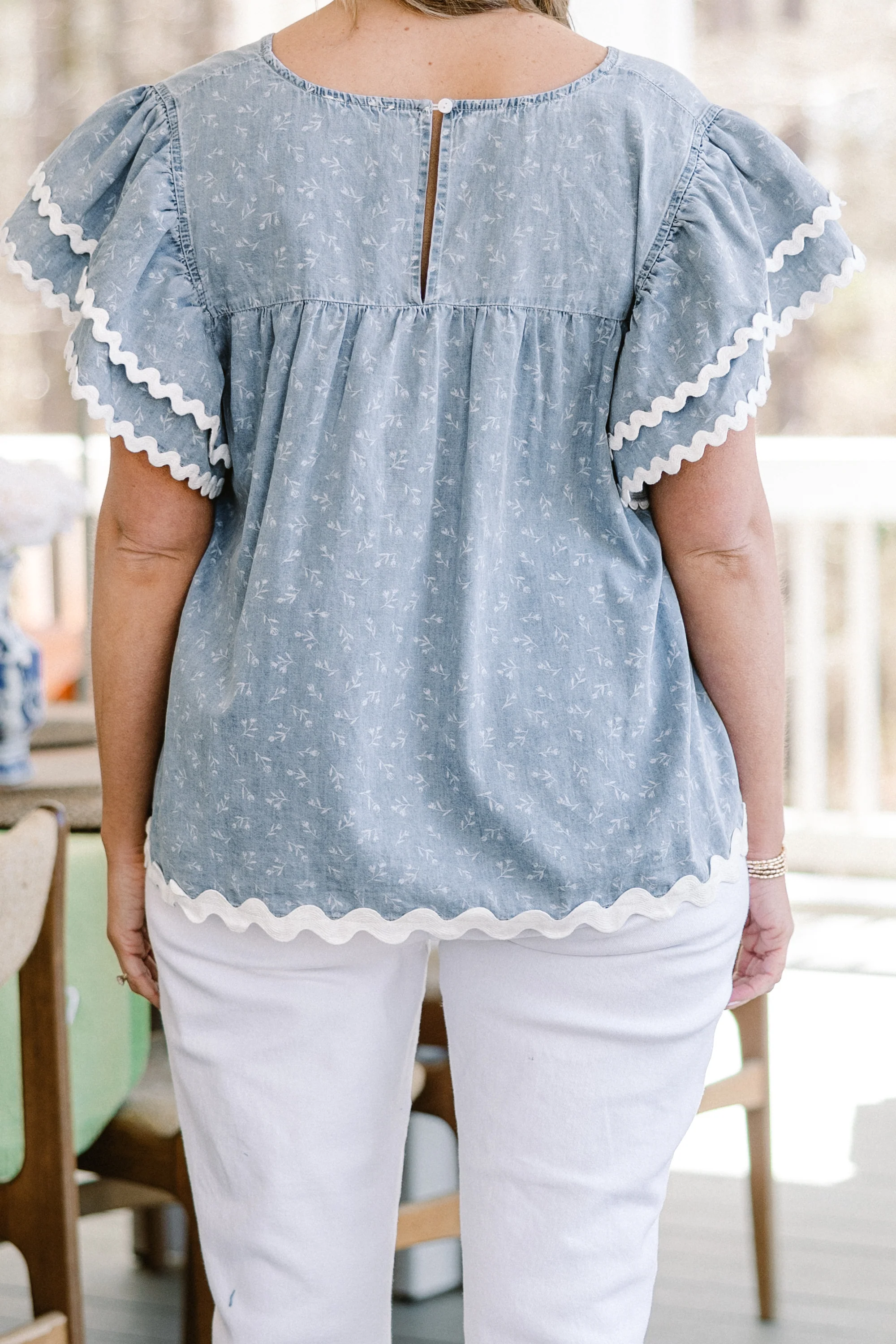 My Debut Top, Blue - Giverhouse